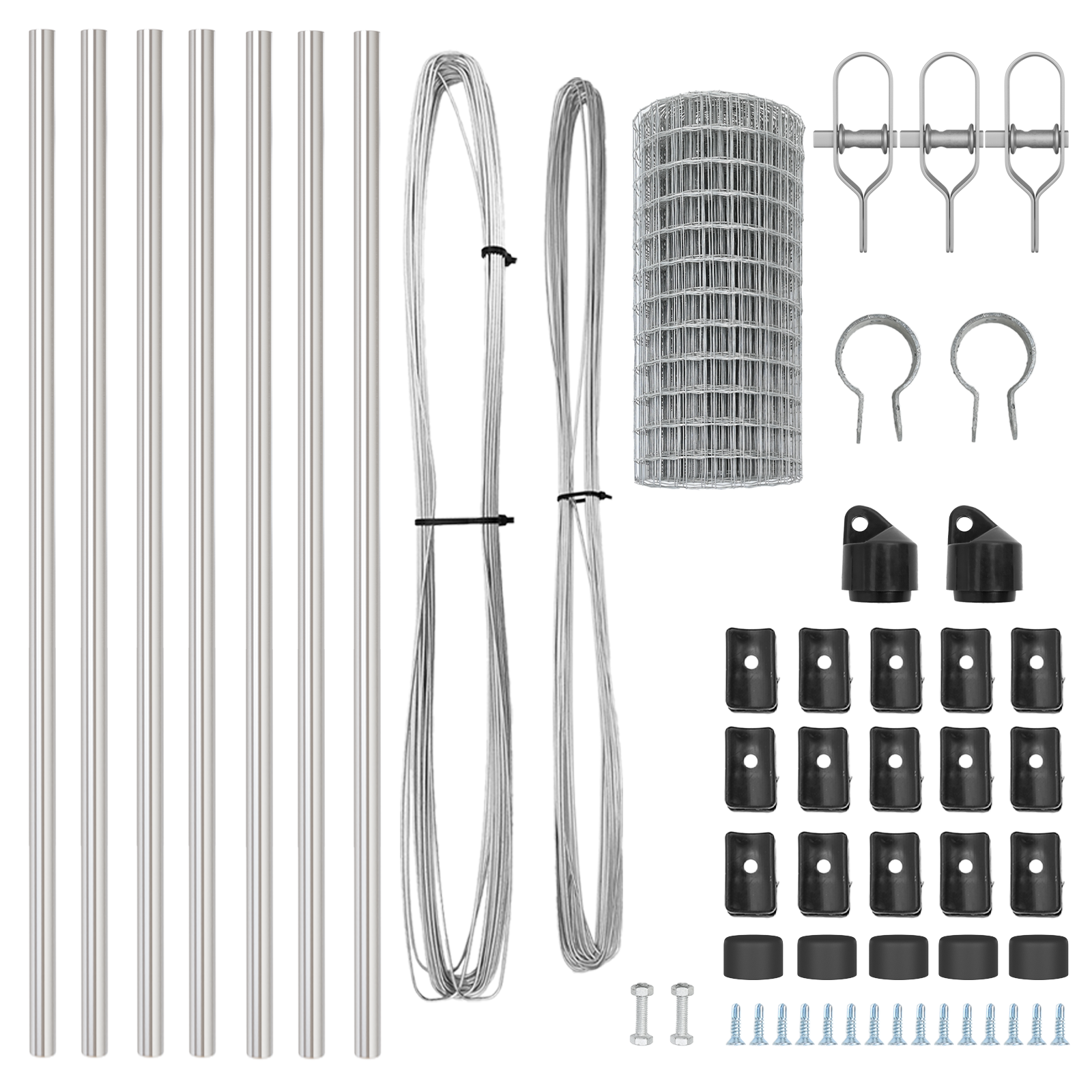 Euro Fence with 13 Posts 0.8x25 m Galvanised Steel - Image 5