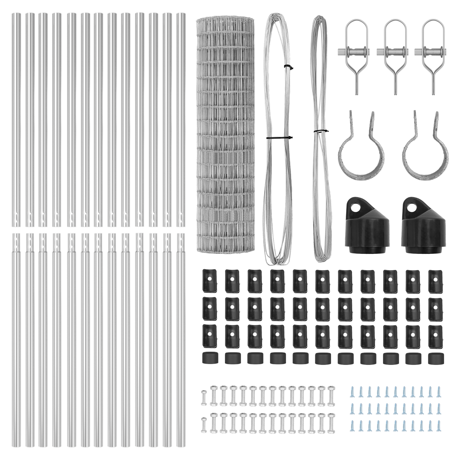 Euro Fence with 13 Posts 1.2x25 m Galvanised Steel - Image 5