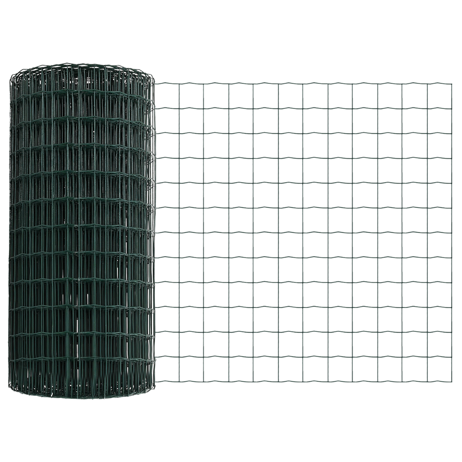 Euro Fence with 7 Spike Posts 0.8x10 m Galvanised Steel Green - Image 6