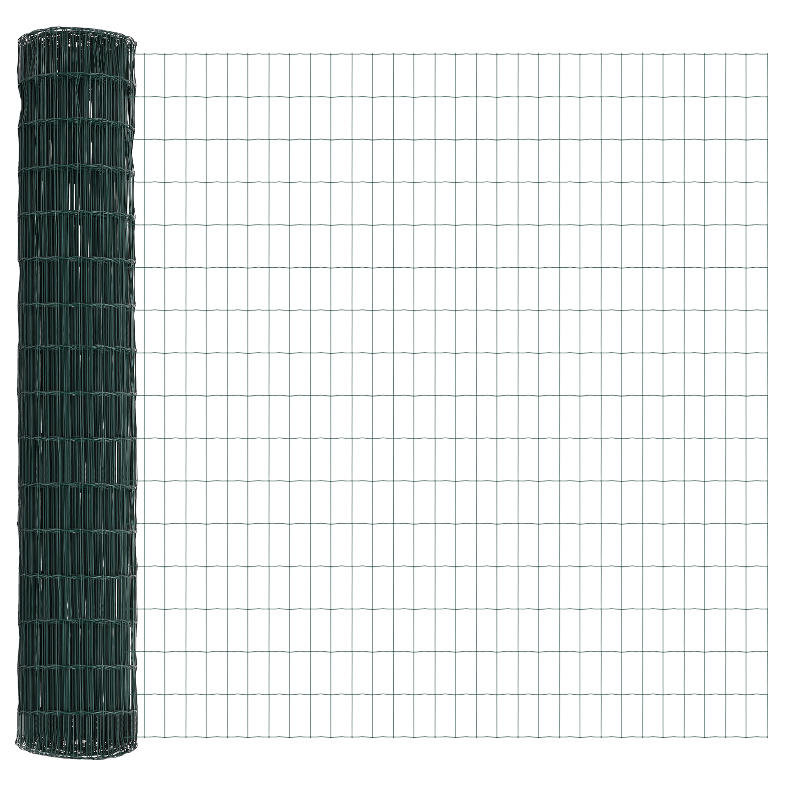 Euro Fence with 7 Spike Posts 1.6x10 m Galvanised Steel Green - Image 6