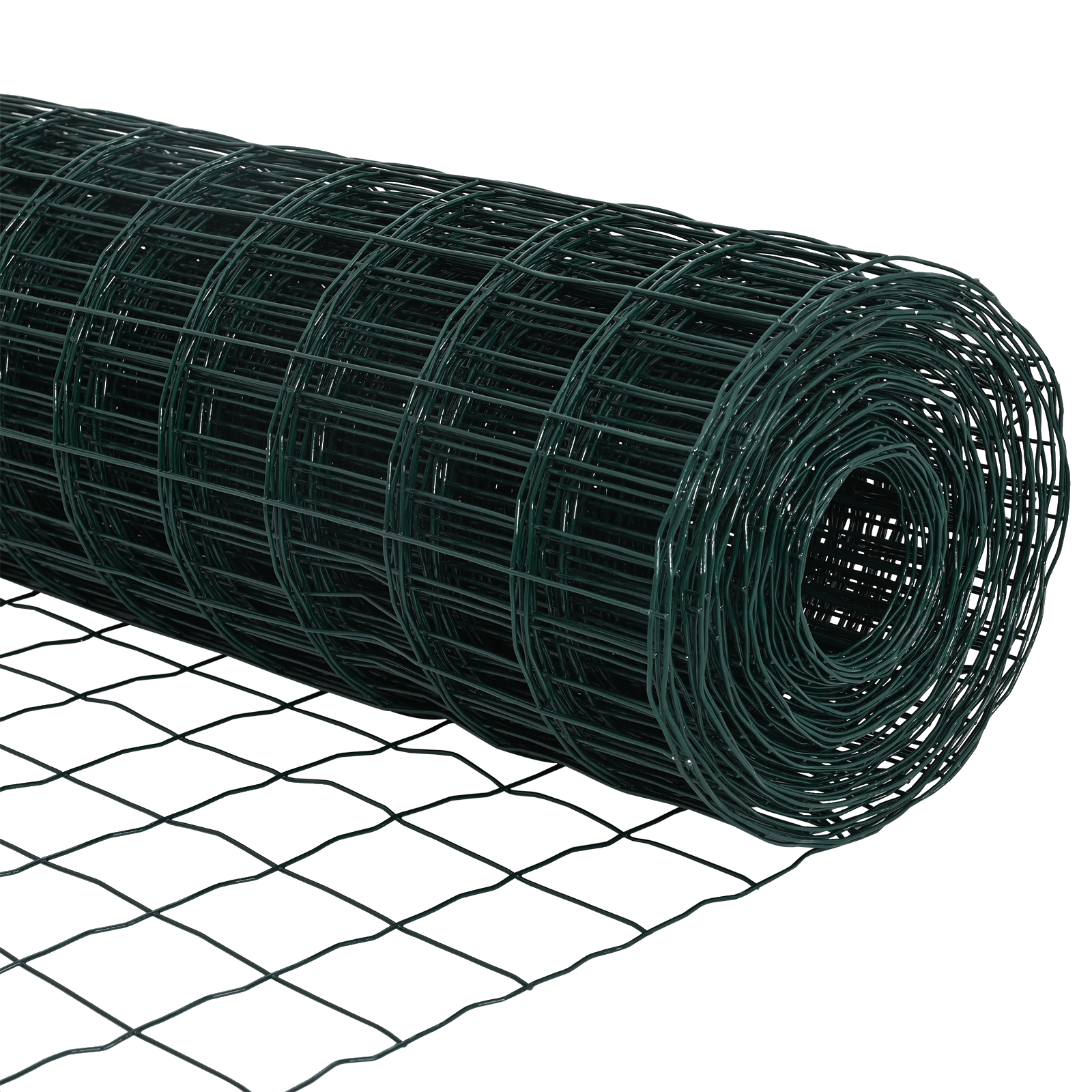Euro Fence with 7 Spike Posts 1.6x10 m Galvanised Steel Green - Image 10