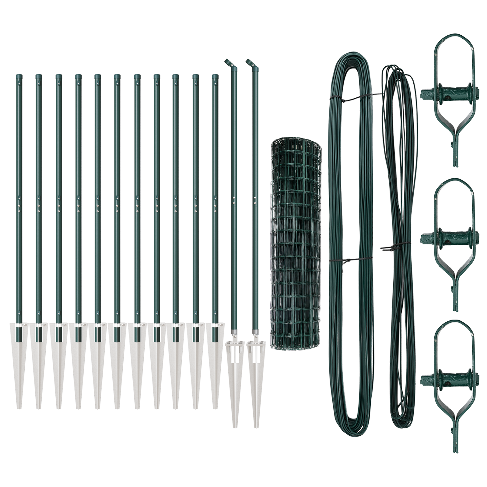 Euro Fence Set of 2 Green Metal 25 x 1.0 m Expandable - Image 4