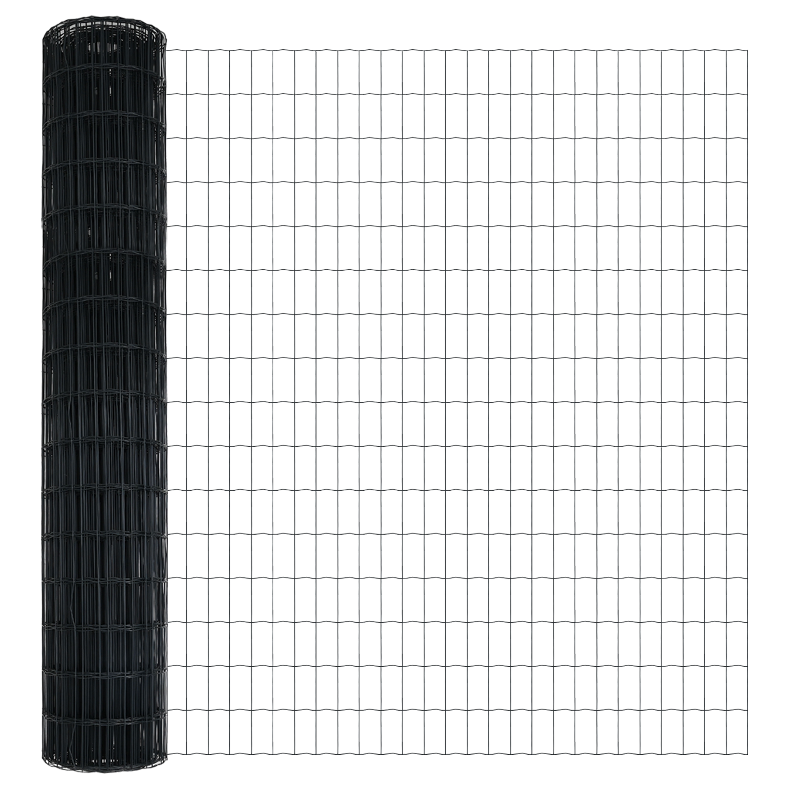 Euro Fence with 7 Spike Posts 1.6x10 m Galvanised Steel Grey - Image 6