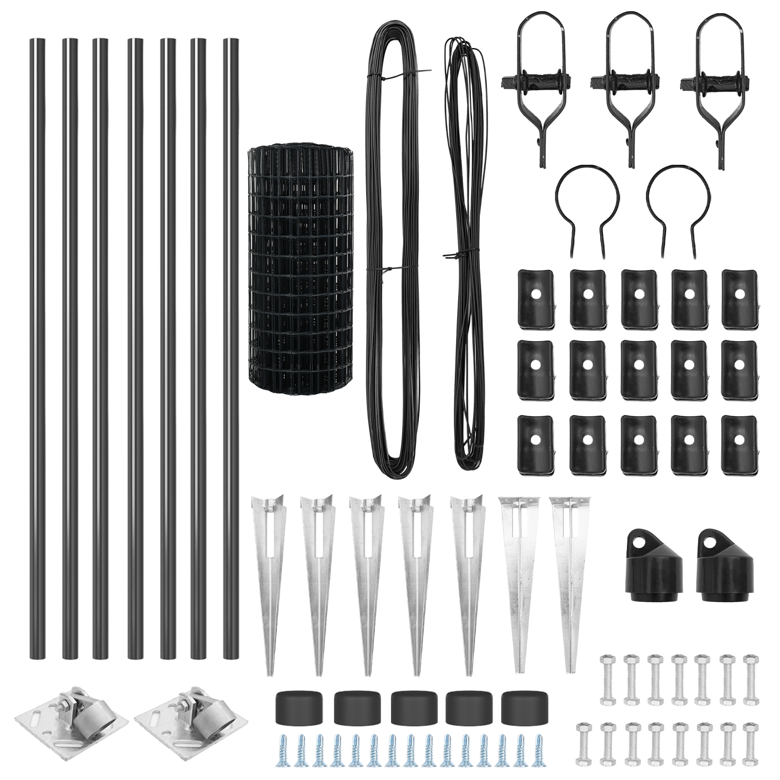 Euro Fence Set of 2 Grey Metal 10 x 1 m Durable Euro Fence - Image 5