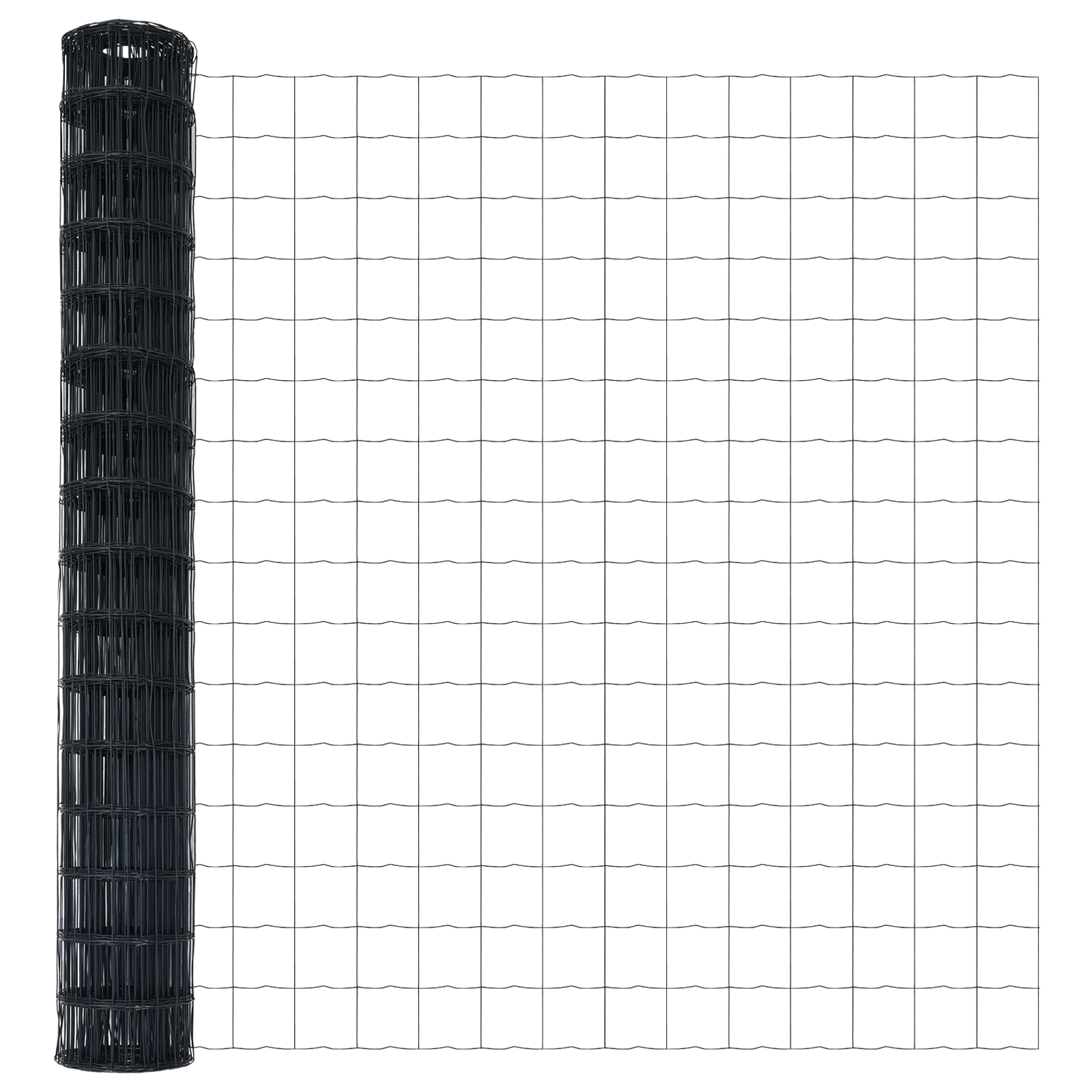 Euro Fence with 7 Spike Posts 1.6x10 m Galvanised Steel Grey - Image 6