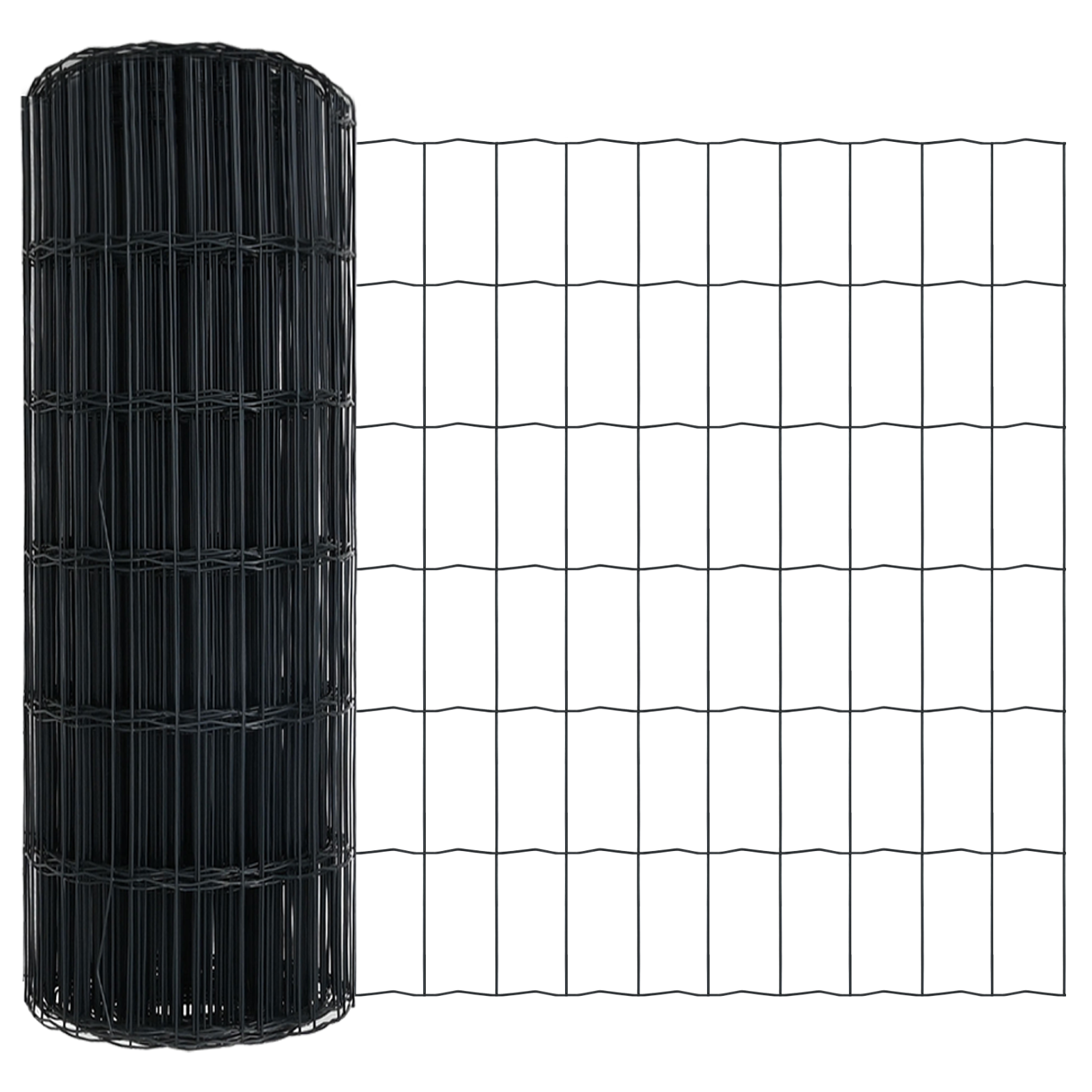 Euro Fence with 13 Spike Posts 0.4x25 m Galvanised Steel Grey - Image 6