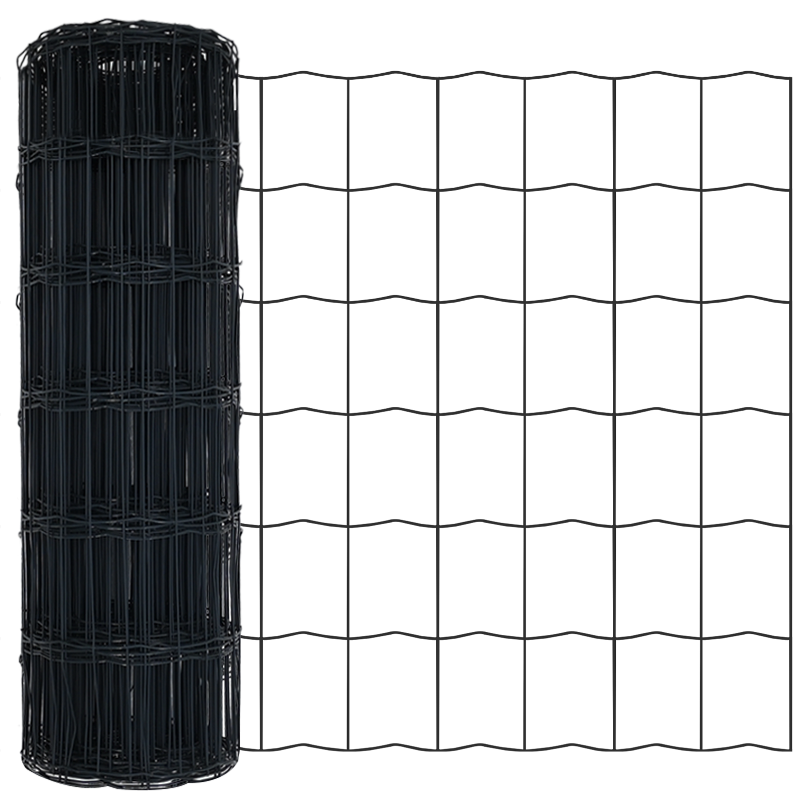 Euro Fence with 13 Spike Posts 0.4x25 m Galvanised Steel Grey - Image 6