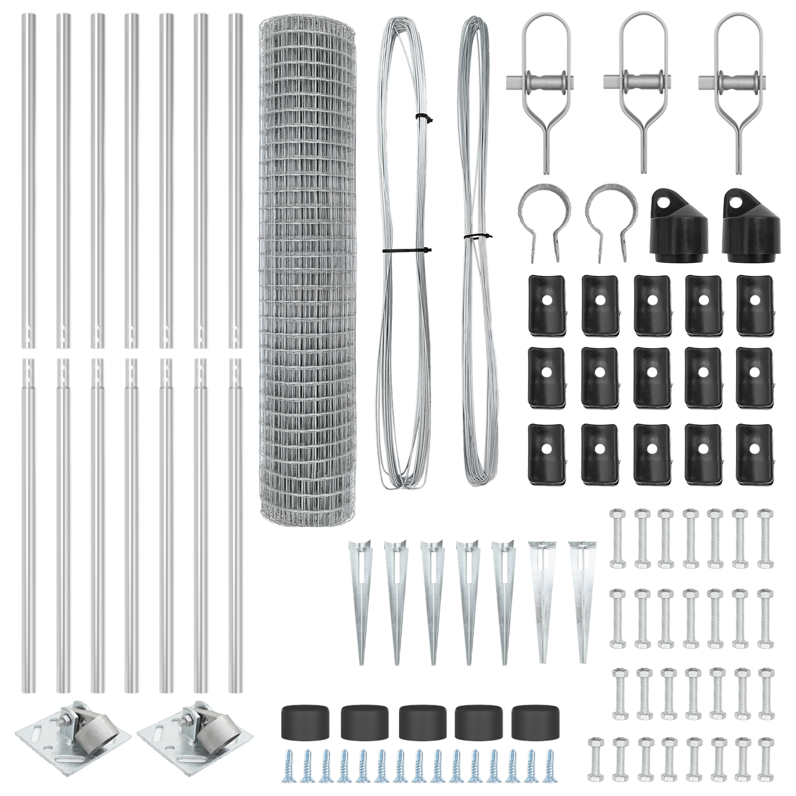 Euro Fence with 7 Spike Posts 1.6x10 m Galvanised Steel - Image 5