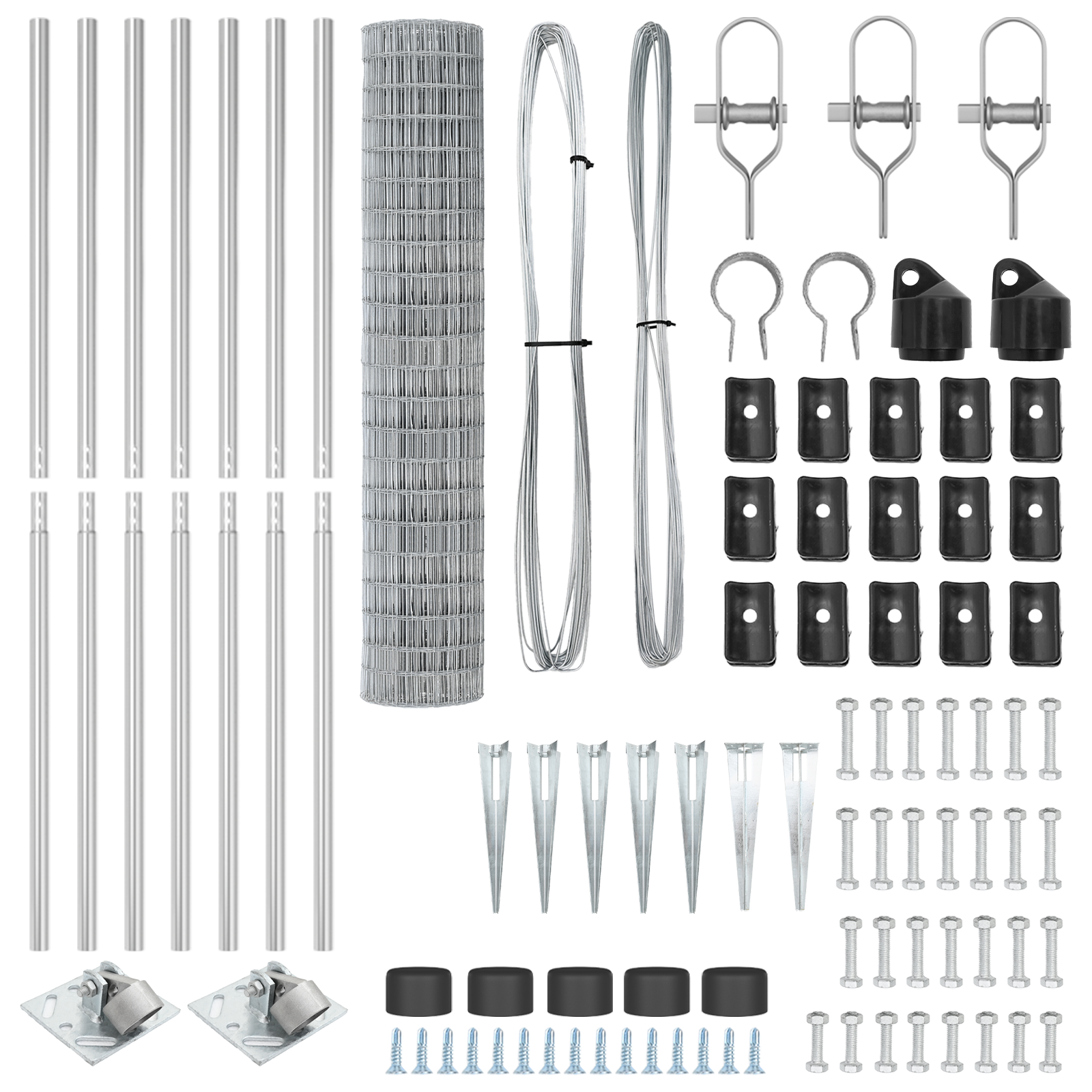 Euro Fence with 7 Spike Posts 1.5x10 m Galvanised Steel - Image 5