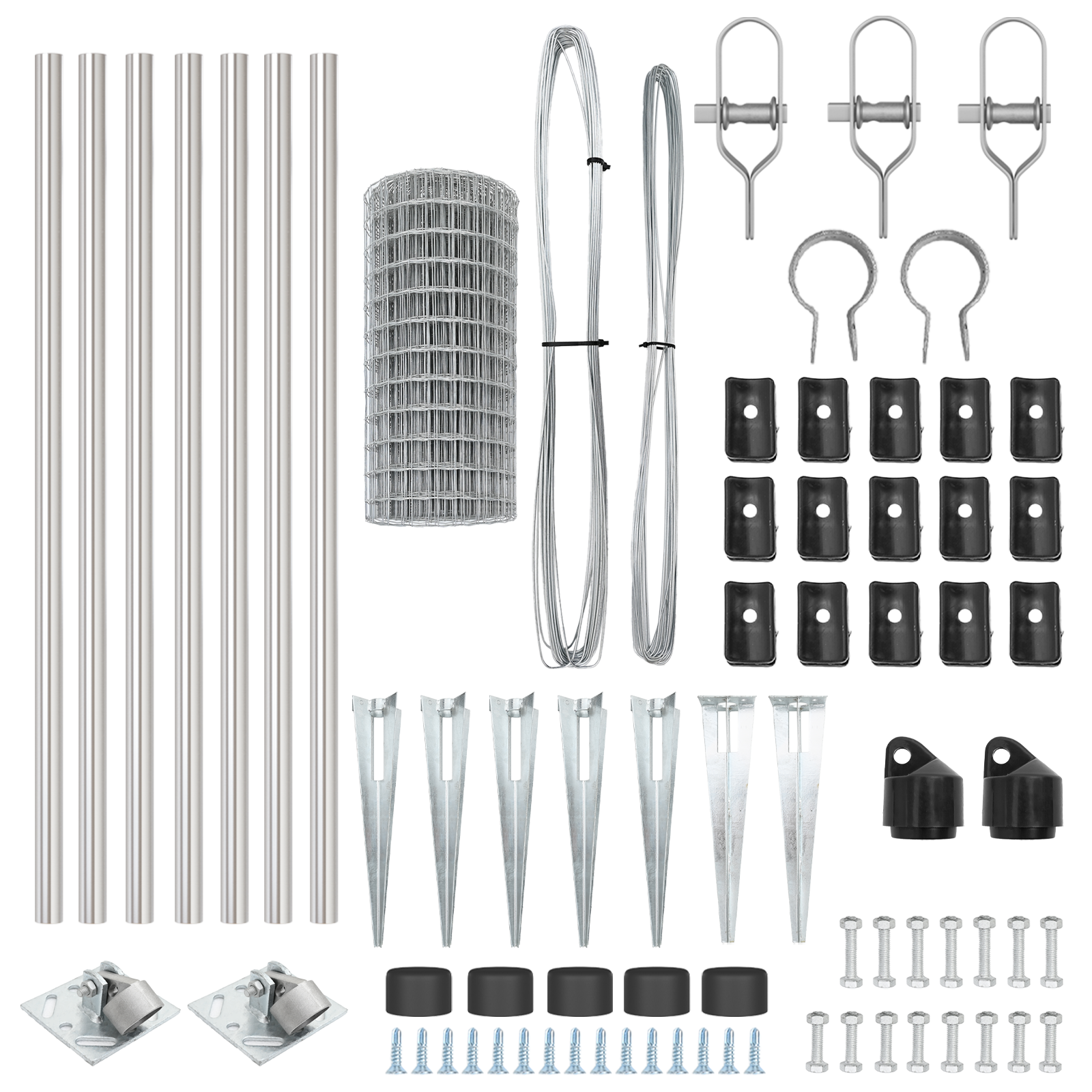 Euro Fence with 7 Spike Posts 0.6x10 m Galvanised Steel - Image 6