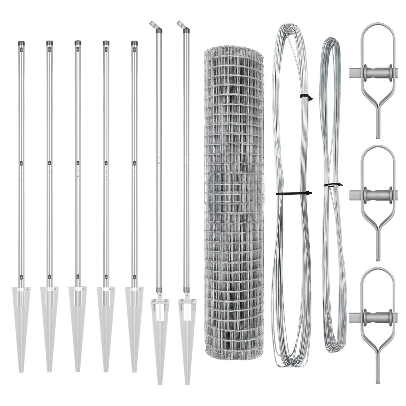 Euro Fence with 7 Spike Posts 1.6x10 m Galvanised Steel - Image 4