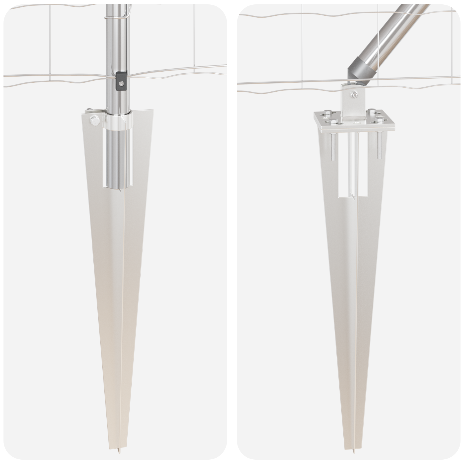 Euro Fence with 13 Spike Posts 0.6x25 m Galvanised Steel - Image 9