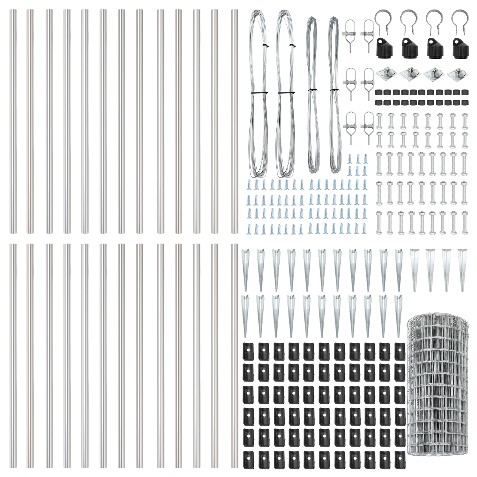 Euro Fence with 13 Spike Posts 0.4x50 m Galvanised Steel - Image 6
