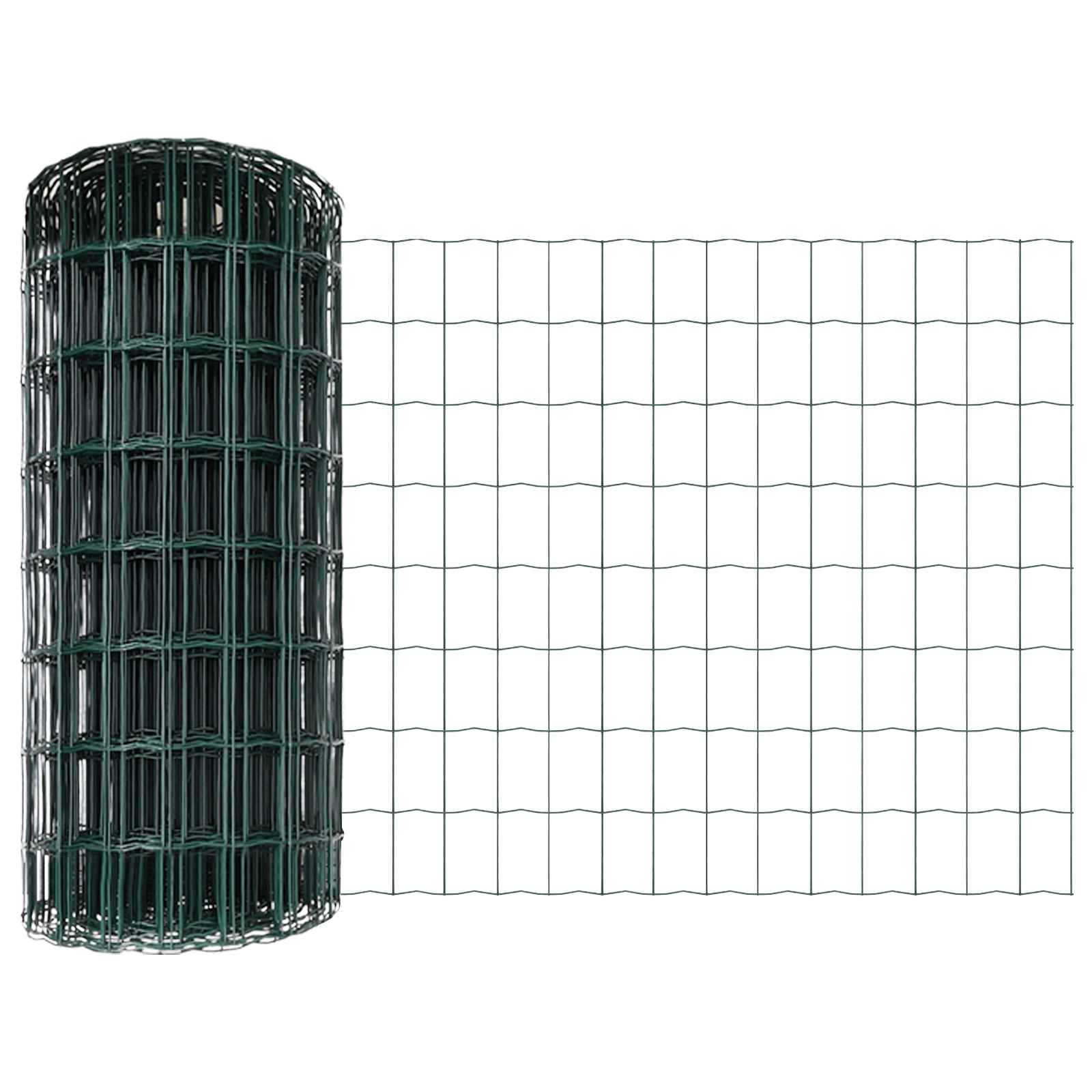 Euro Fence with 7 Flanged Posts 0.6x10 m Galvanised Steel - Image 6