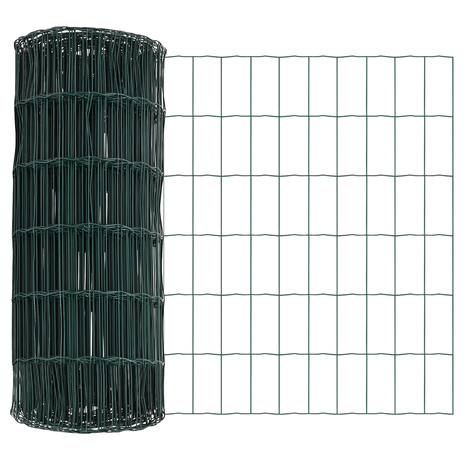 Euro Fence with 7 Flanged Posts 0.6x10 m Galvanised Steel - Image 6