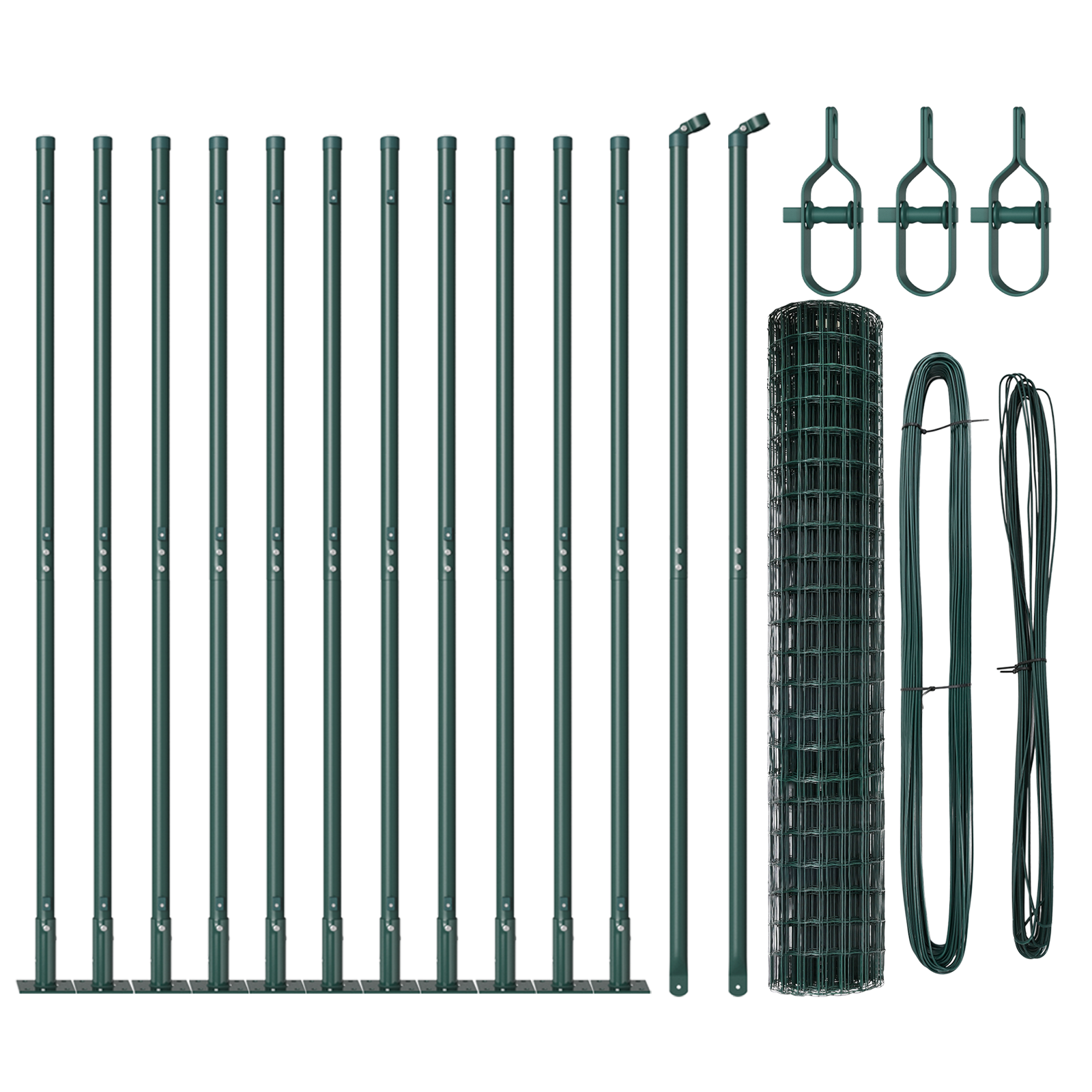 Euro Fence with 13 Flanged Posts 1.2x25 m Galvanised Steel - Image 5