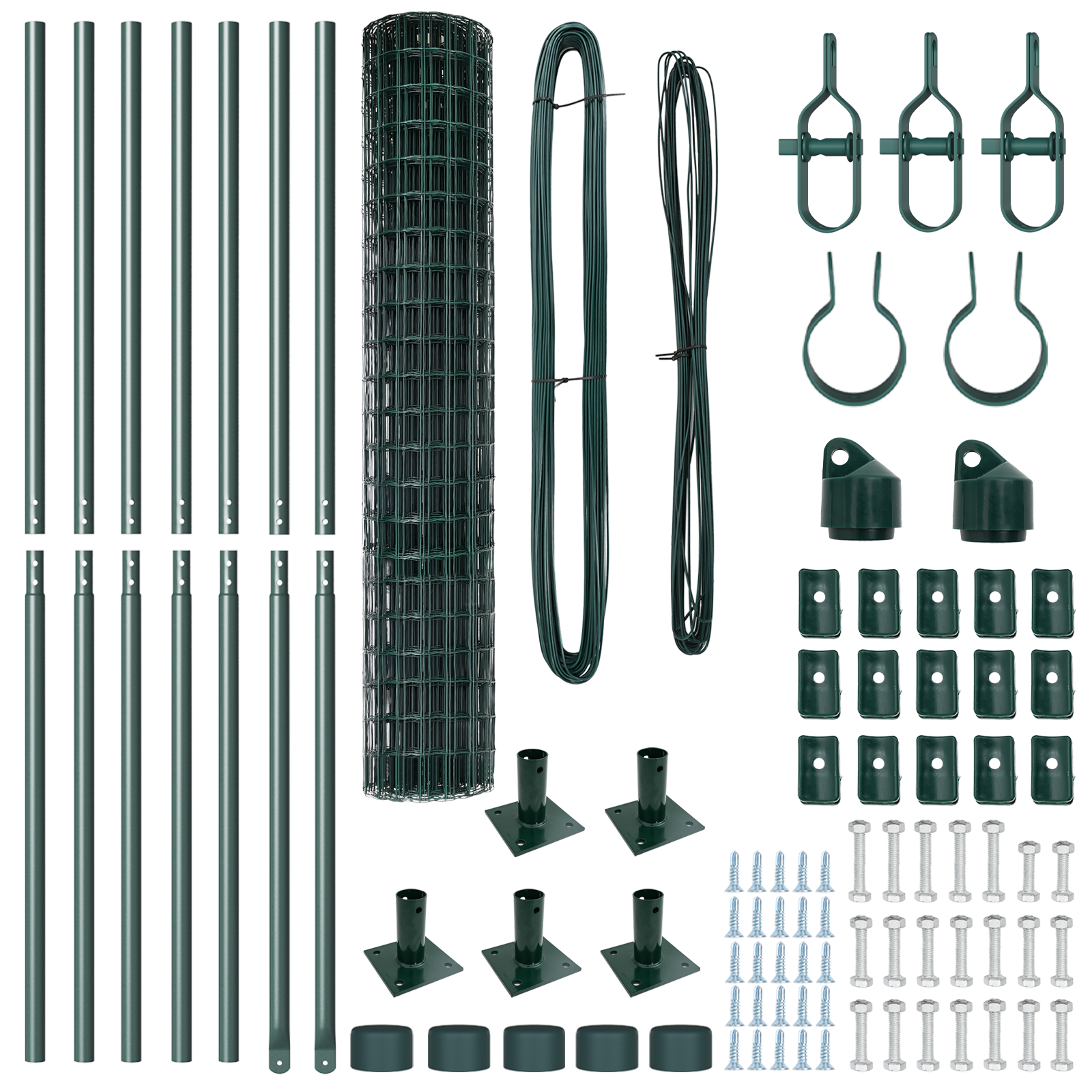 Euro Fence Set of 2 Green Metal 10 x 1.5 metres Durable - Image 5