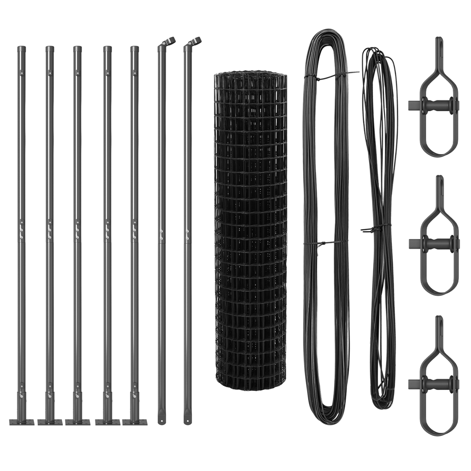 Euro Fence with 7 Flanged Posts 1.2x10 m Galvanised Steel - Image 4