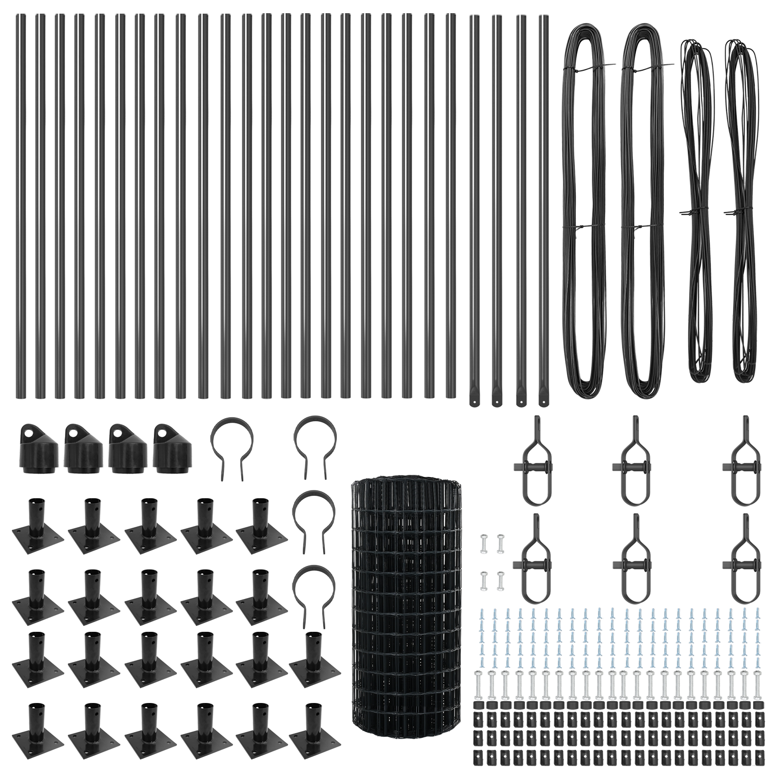 Euro Fence with 13 Flanged Posts 0.6x50 m Galvanised Steel - Image 5