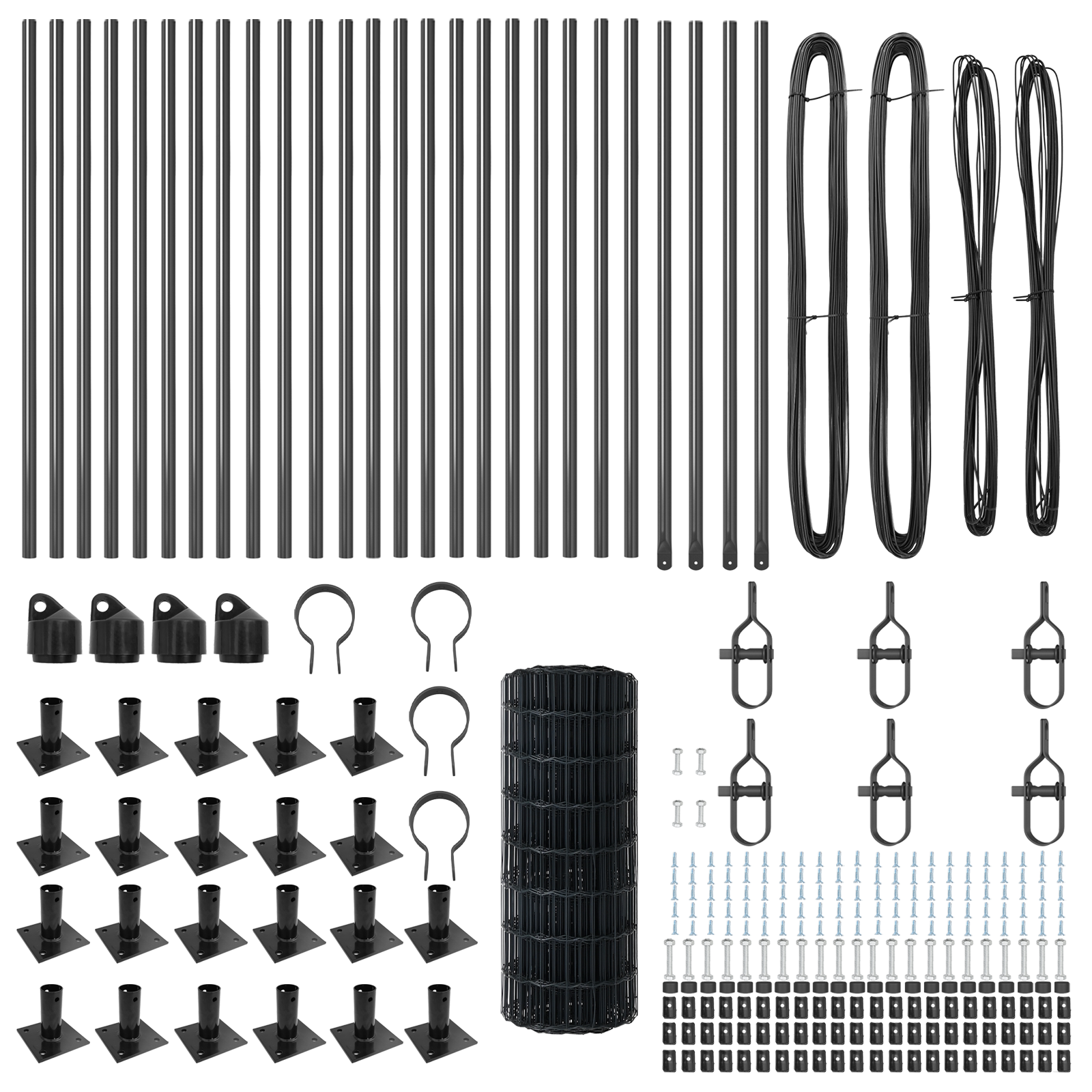 Euro Fence with 13 Flanged Posts 0.4x50 m Galvanised Steel - Image 5