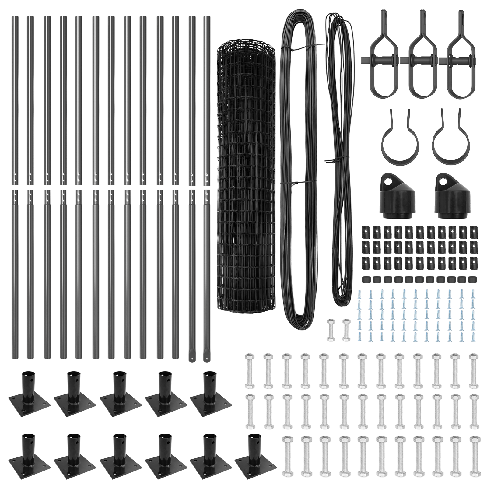 Euro Fence Set of 2 Grey Metal 25 x 1 m Euro Fence - Image 5