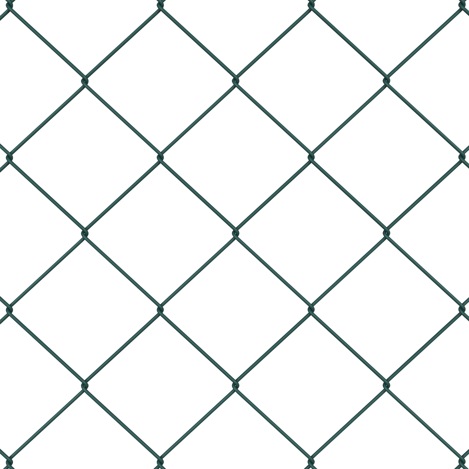 Chain Link Fence with 7 Posts 1.6x10 m Galvanised Steel Green - Image 8