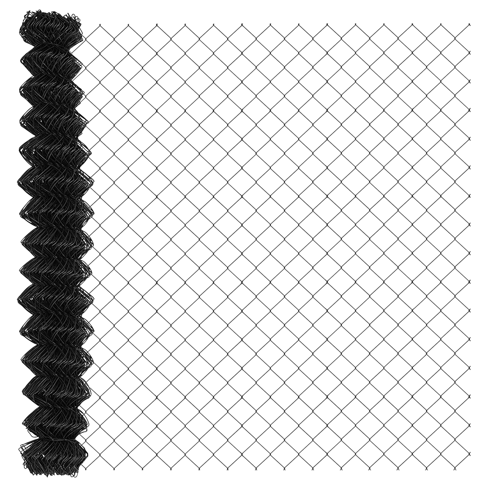 Chain Link Fence with 7 Posts 1.6x10 m Galvanised Steel Grey - Image 6
