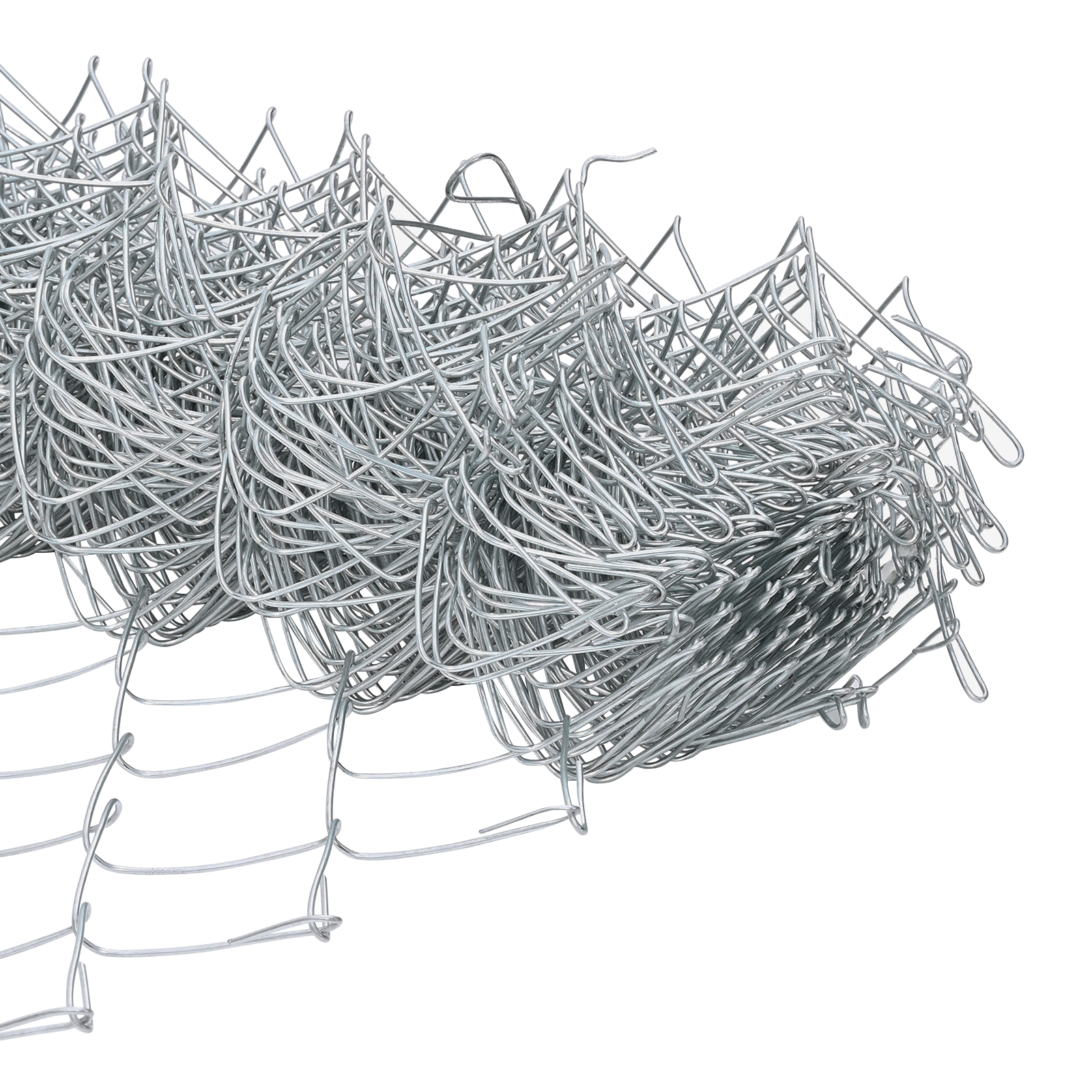 Chain Link Fence with 7 Posts 0.6x10 m Galvanised Steel - Image 9