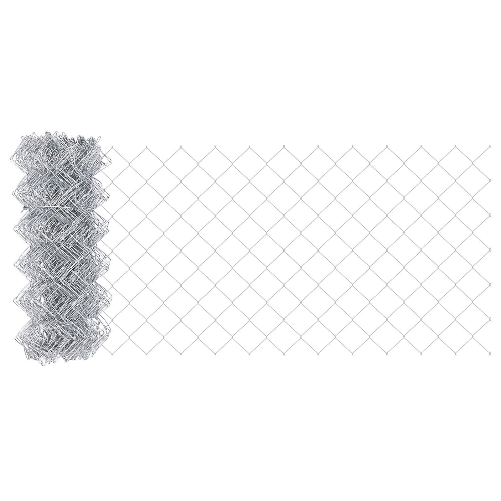 Chain Link Fence with 13 Flanged Posts 0.4x25 m Galvanised Steel - Image 6