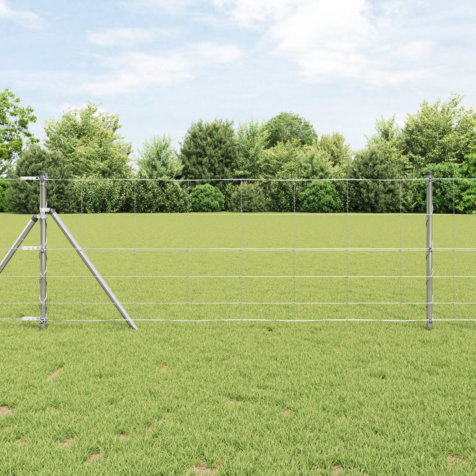 Field Fence 0.8x25 m Galvanised Steel