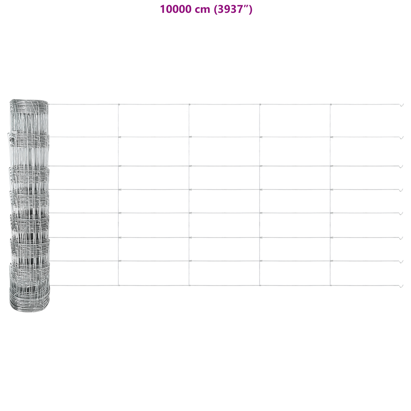 Field Fence 0.8x25 m Galvanised Steel - Image 6