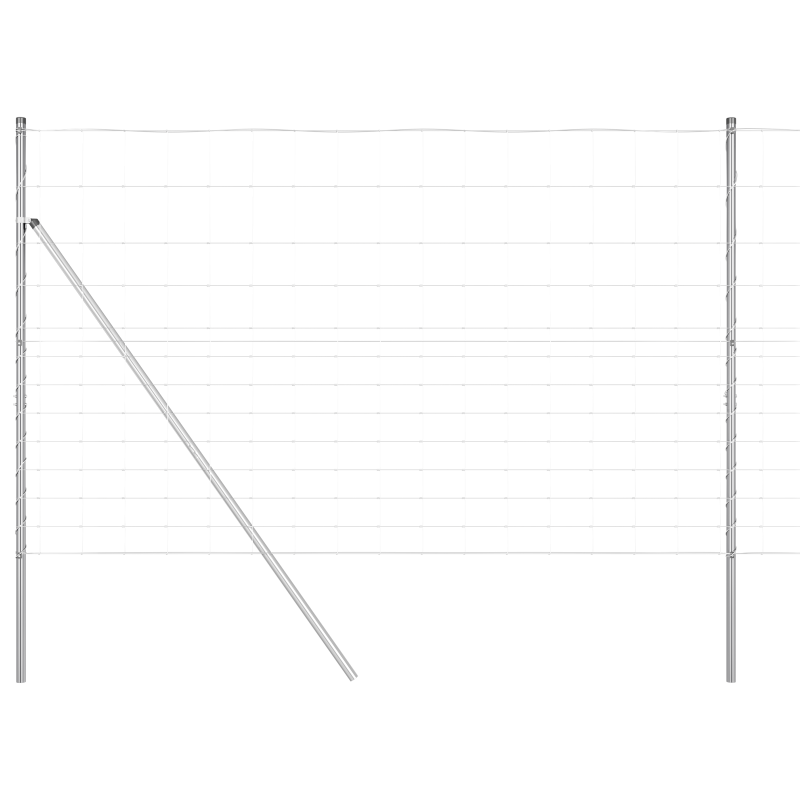 Field Fence 1.5x25 m Galvanised Steel - Image 2