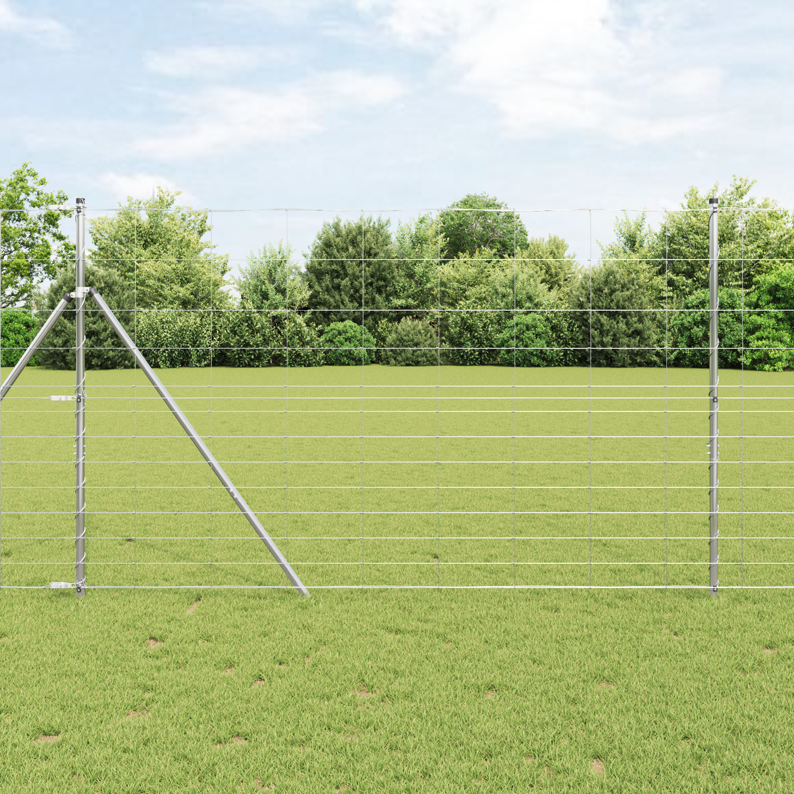 Field Fence 1.5x25 m Galvanised Steel