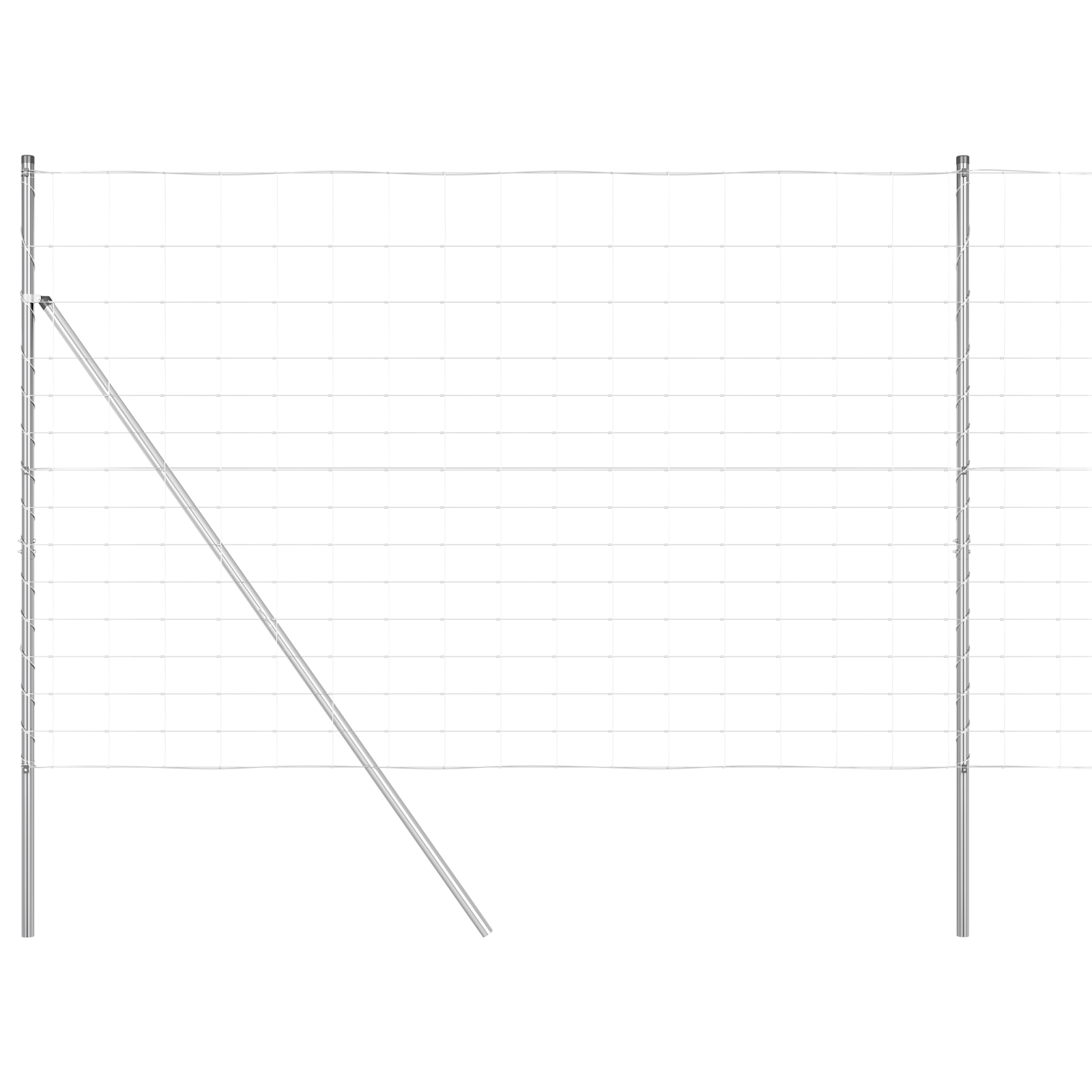 Field Fence 1.6x25 m Galvanised Steel - Image 2
