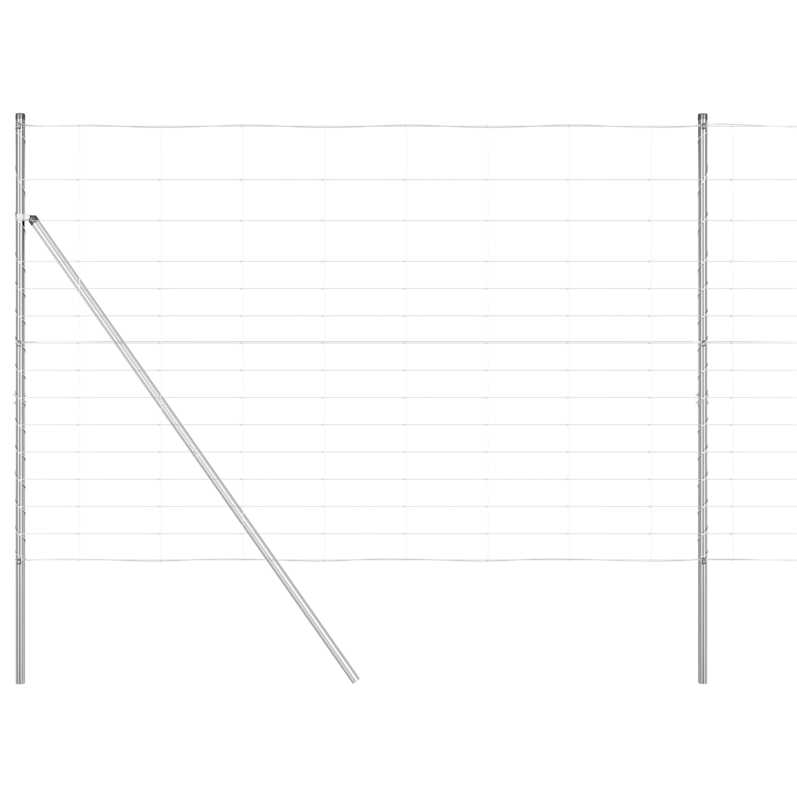 Field Fence 1.6x25 m Galvanised Steel - Image 2