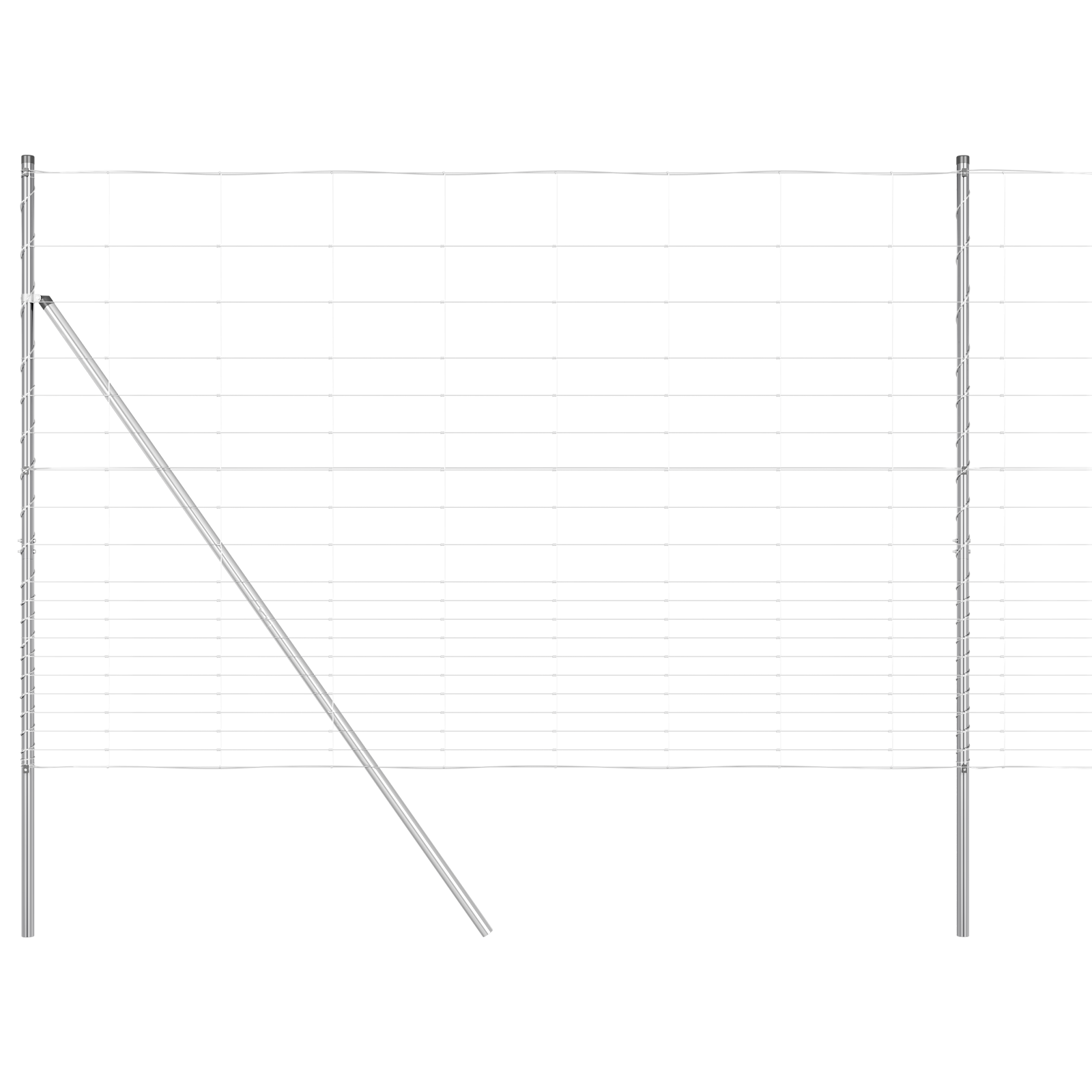 Field Fence 1.6x25 m Galvanised Steel - Image 2