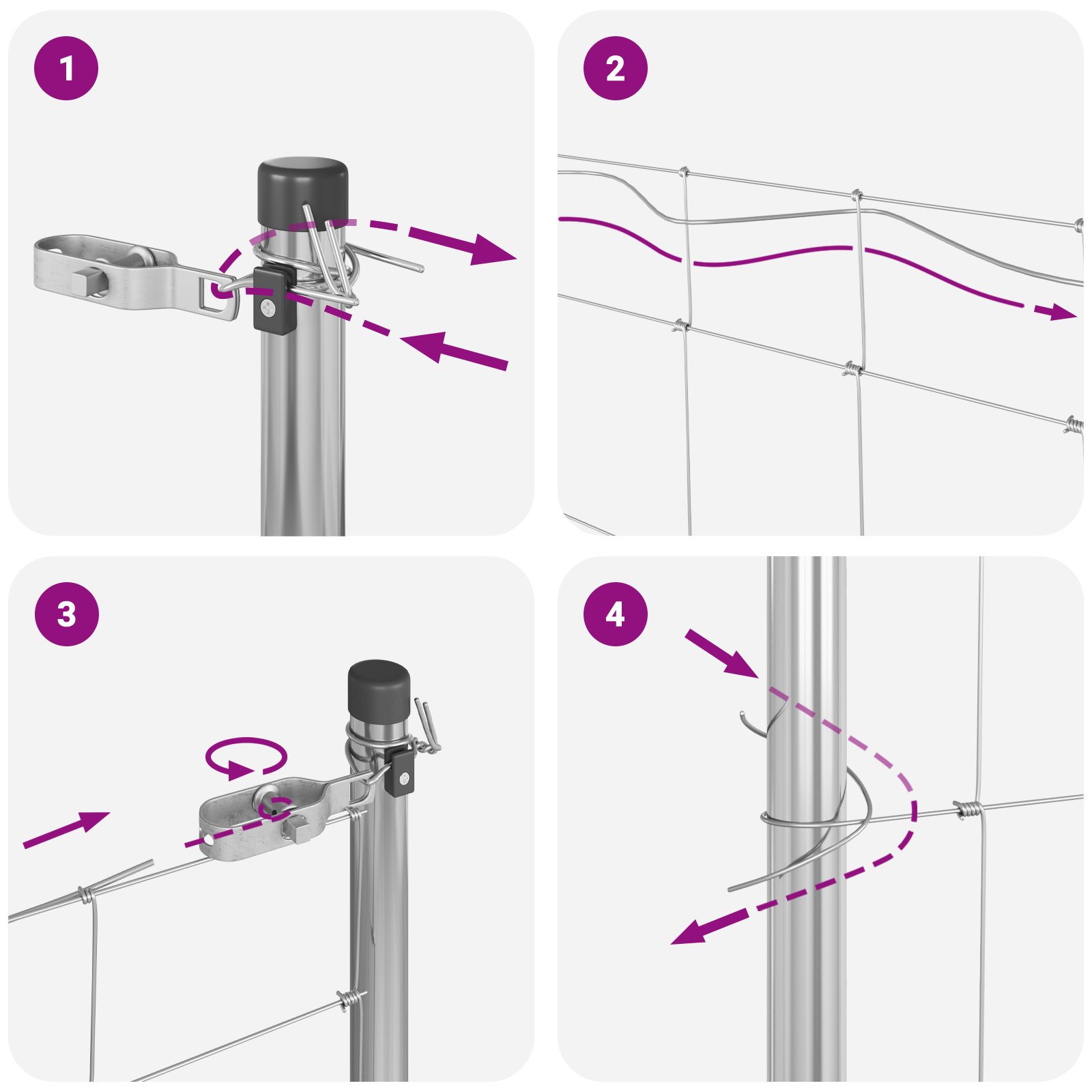 Field Fence 1x50 m Galvanised Steel - Image 11