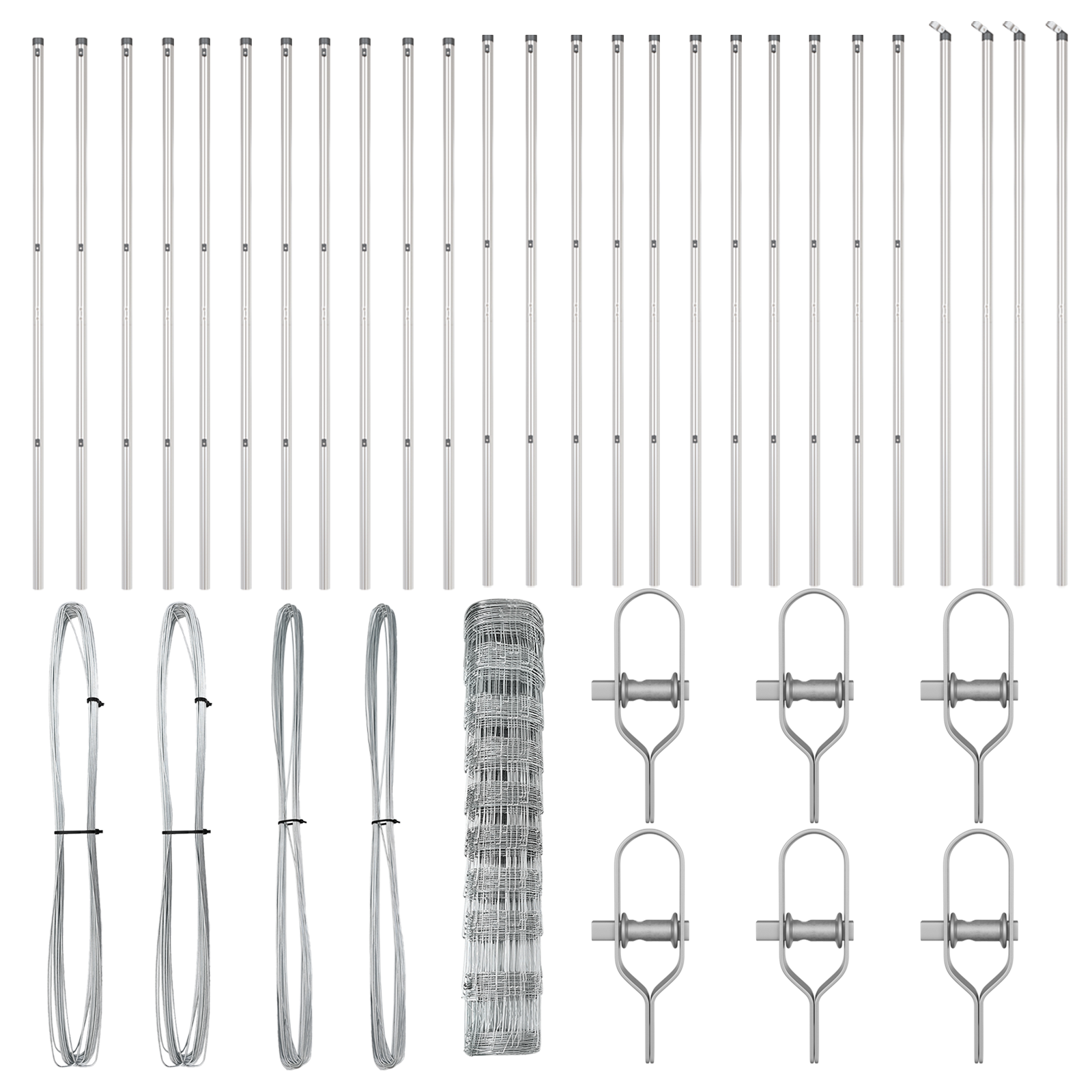 Field Fence 1x50 m Galvanised Steel - Image 4