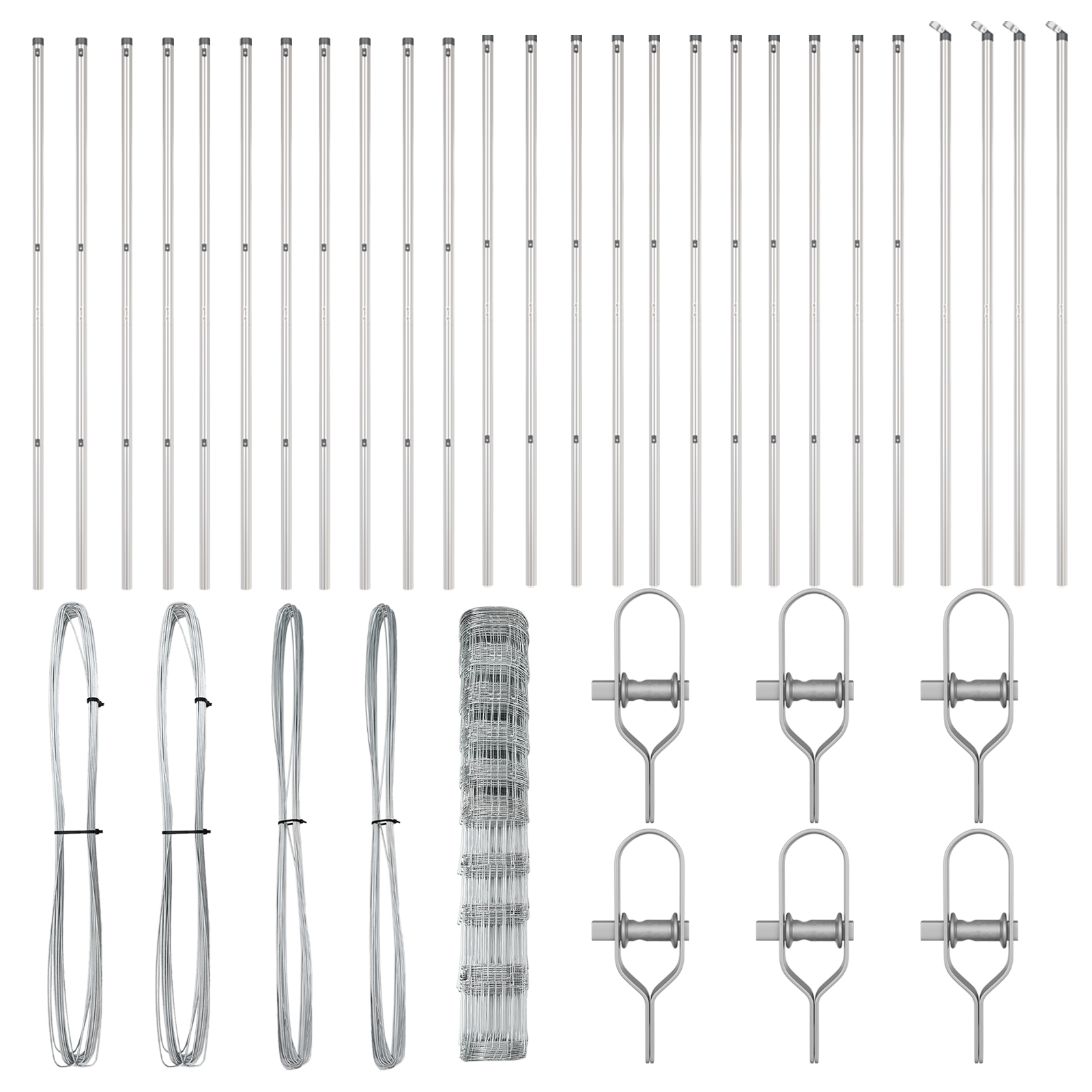 Field Fence 1.2x50 m Galvanised Steel - Image 4