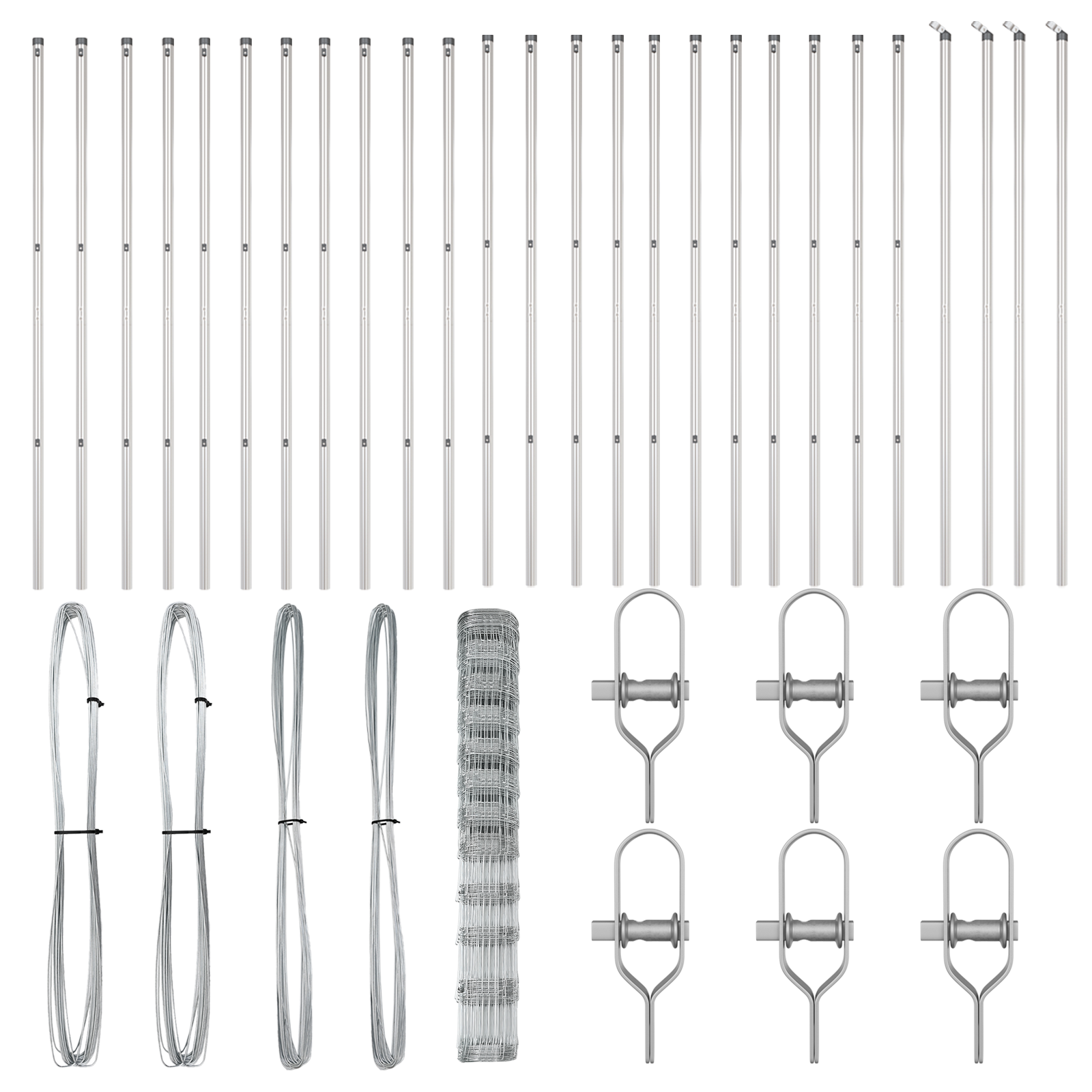 Field Fence 1.4x50 m Galvanised Steel - Image 4