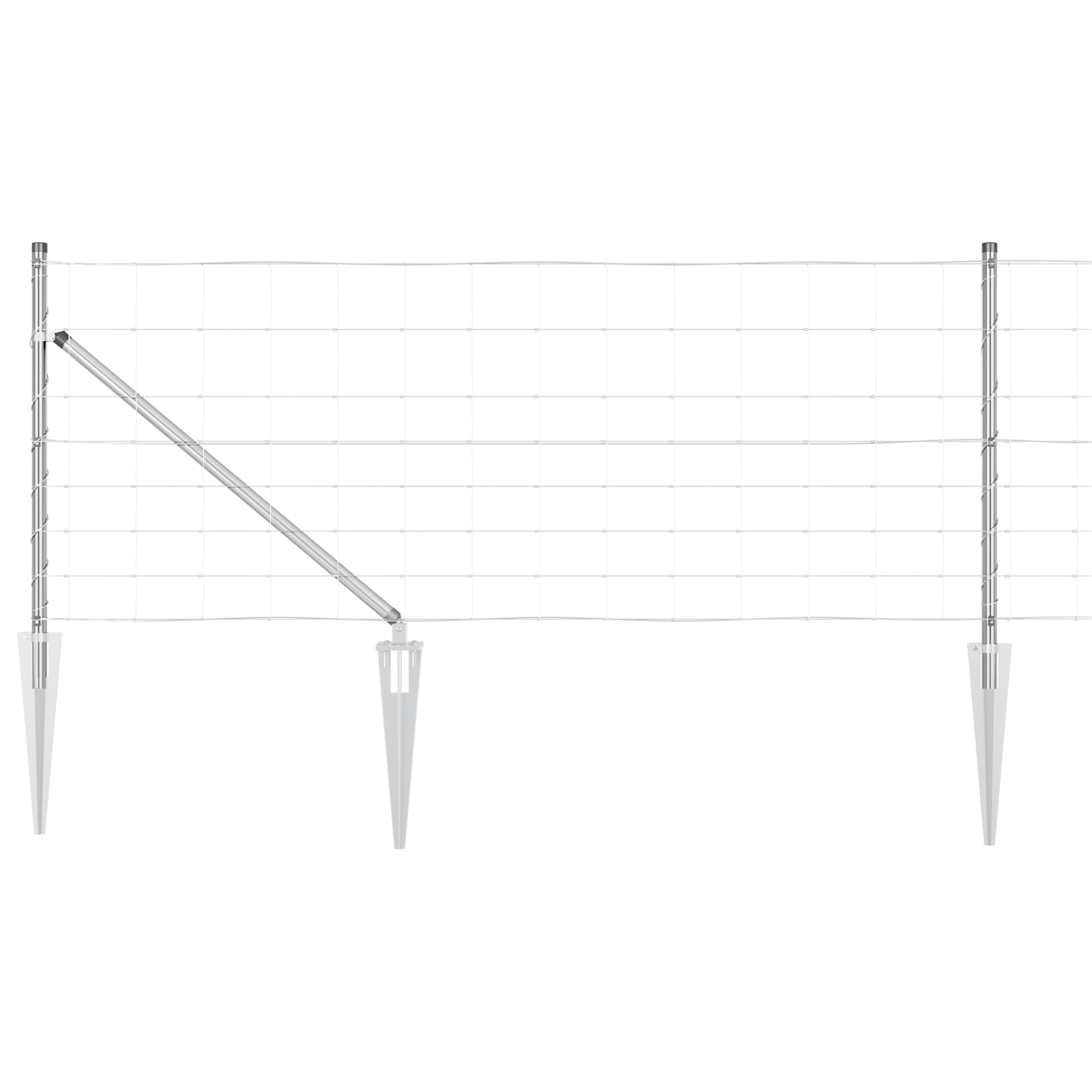 Field Fence 0.8x25 m Galvanised Steel - Image 2