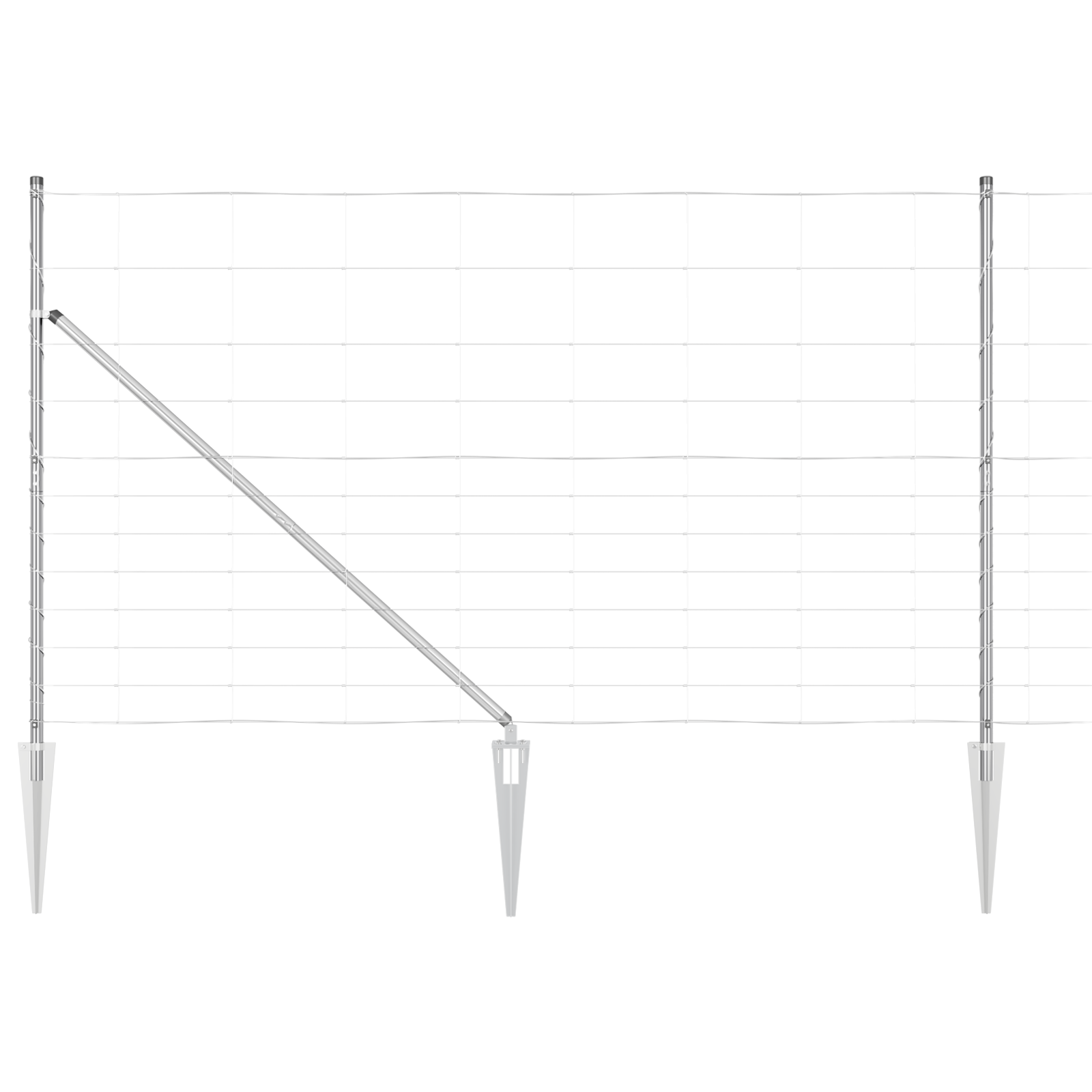 Field Fence 1.4x25 m Galvanised Steel - Image 2