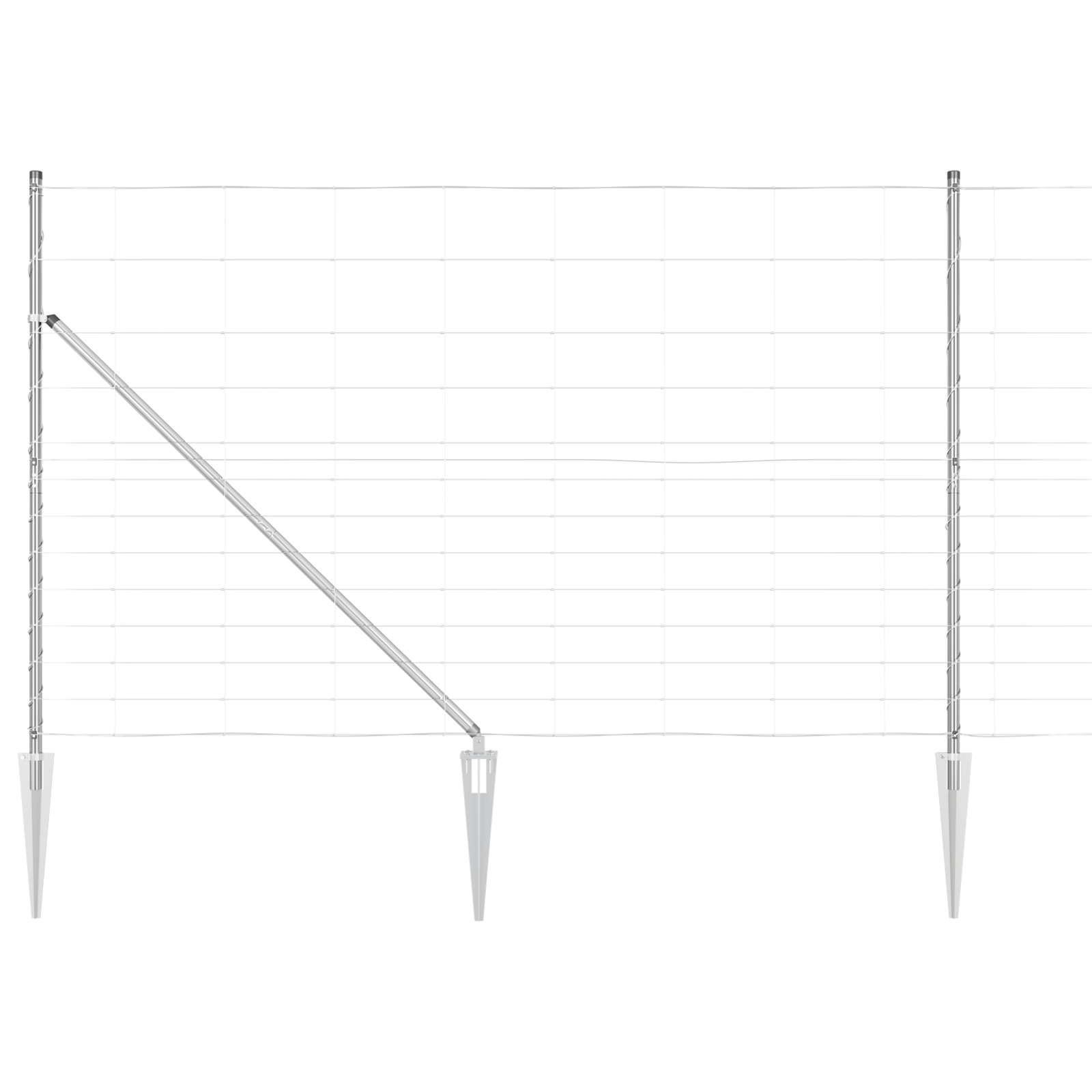 Field Fence 1.5x25 m Galvanised Steel - Image 2
