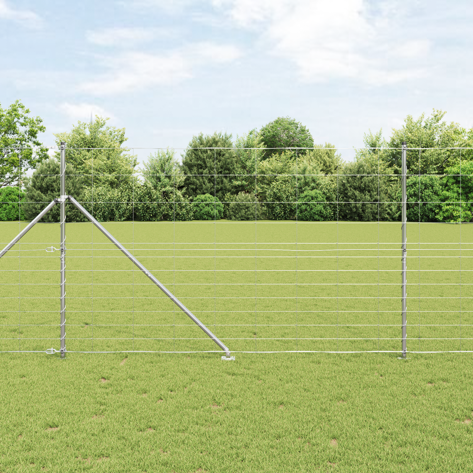 Field Fence 1.5x25 m Galvanised Steel