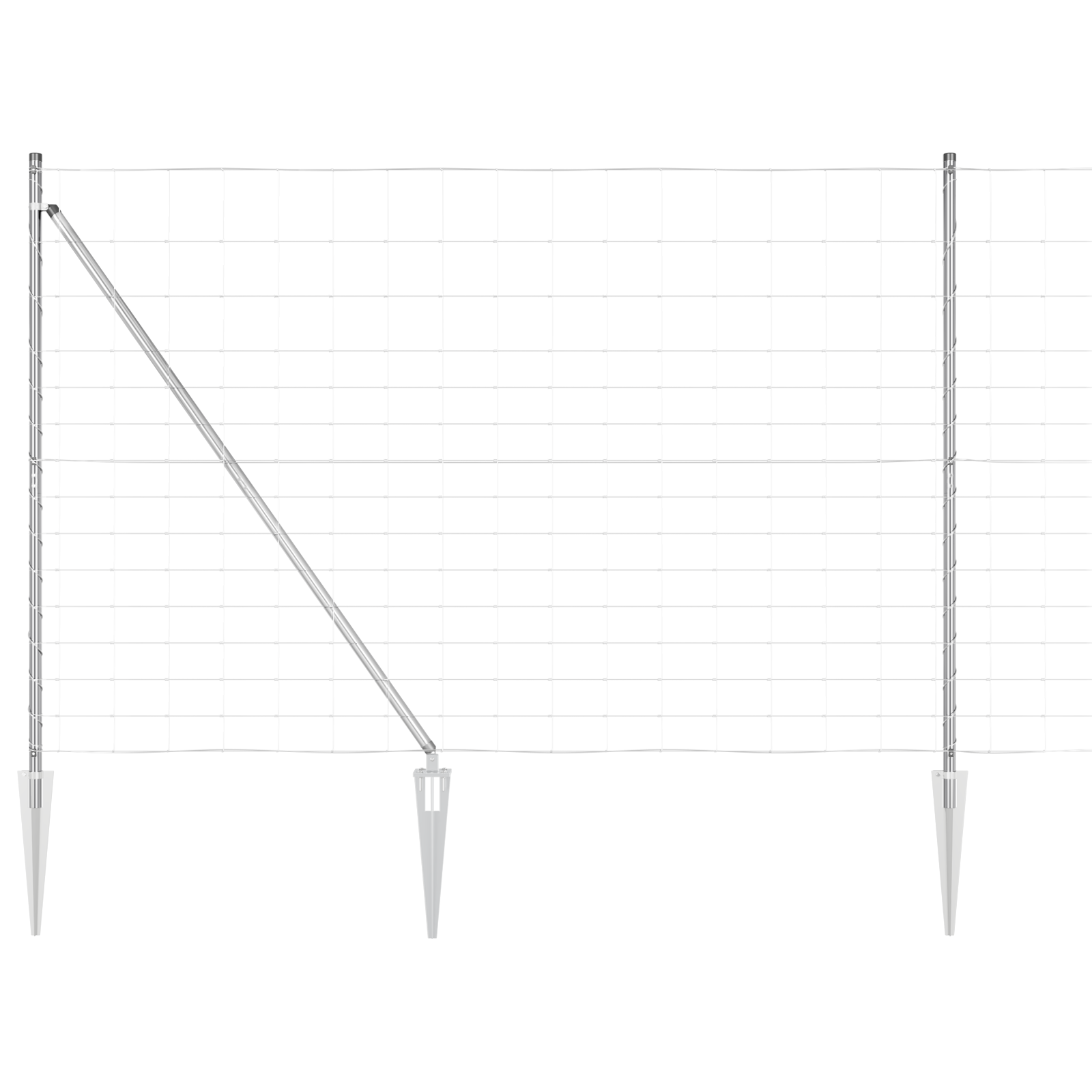 Field Fence 1.6x25 m Galvanised Steel - Image 2