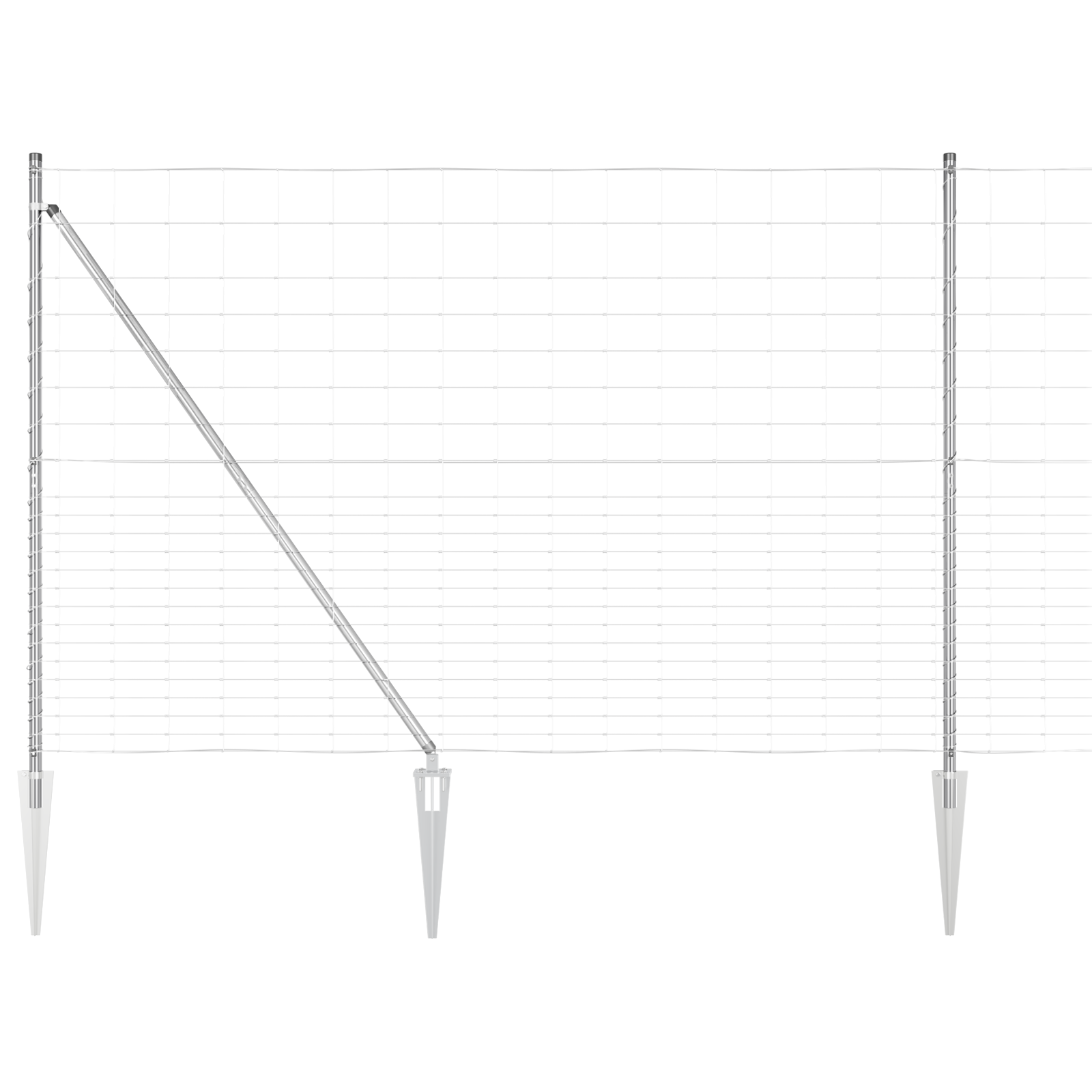 Field Fence 1.6x25 m Galvanised Steel - Image 2