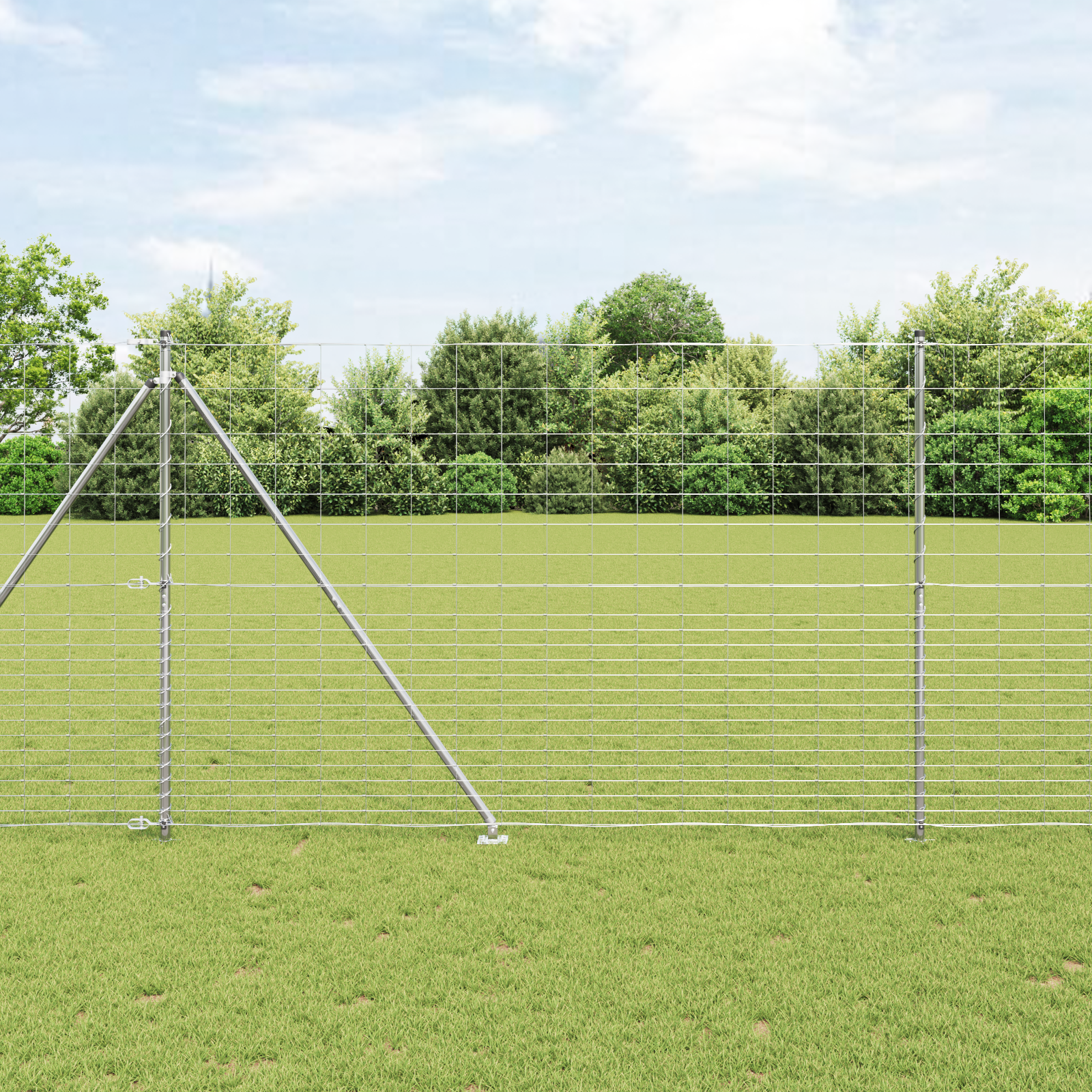 Field Fence 1.6x25 m Galvanised Steel
