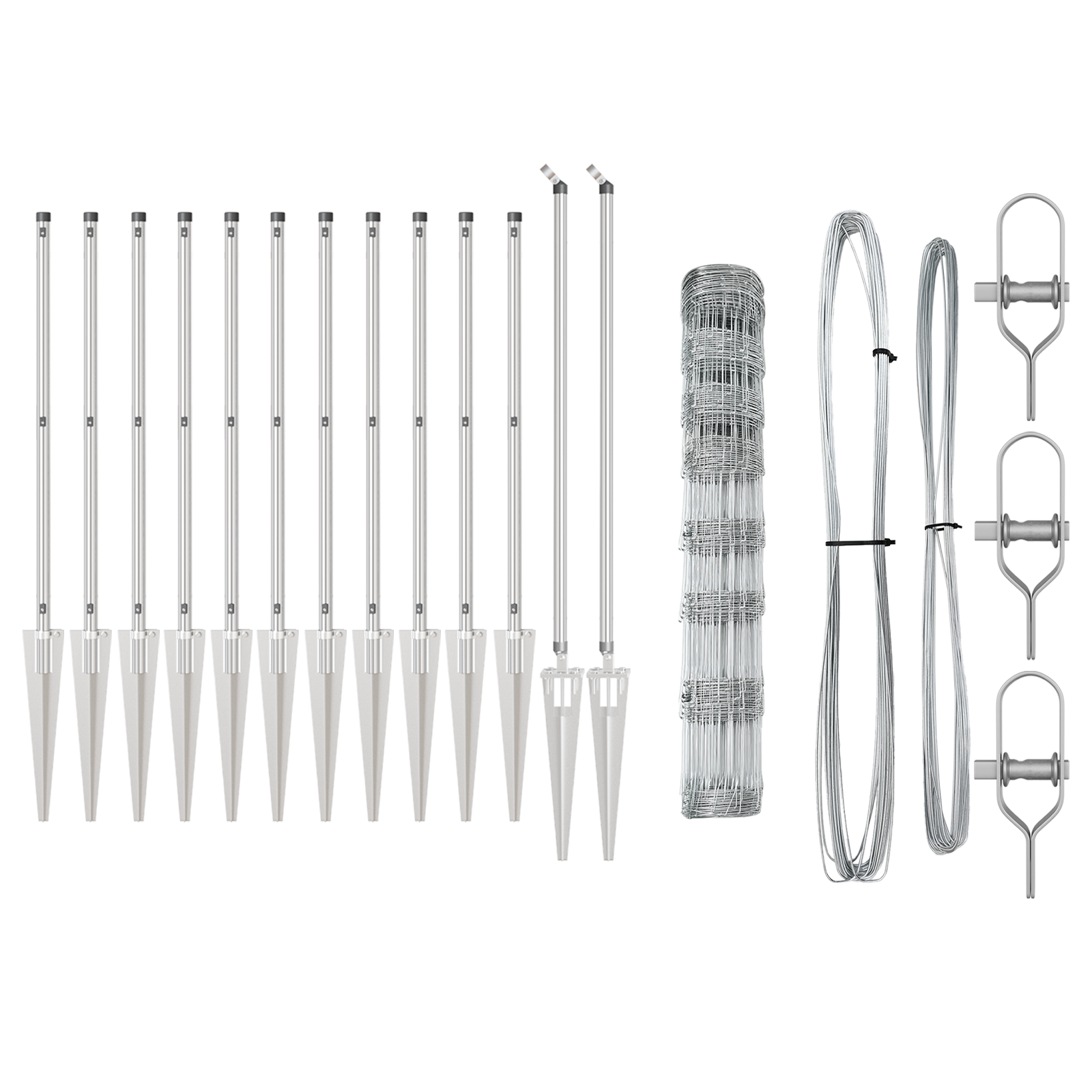 Field Fence 1x50 m Galvanised Steel - Image 4