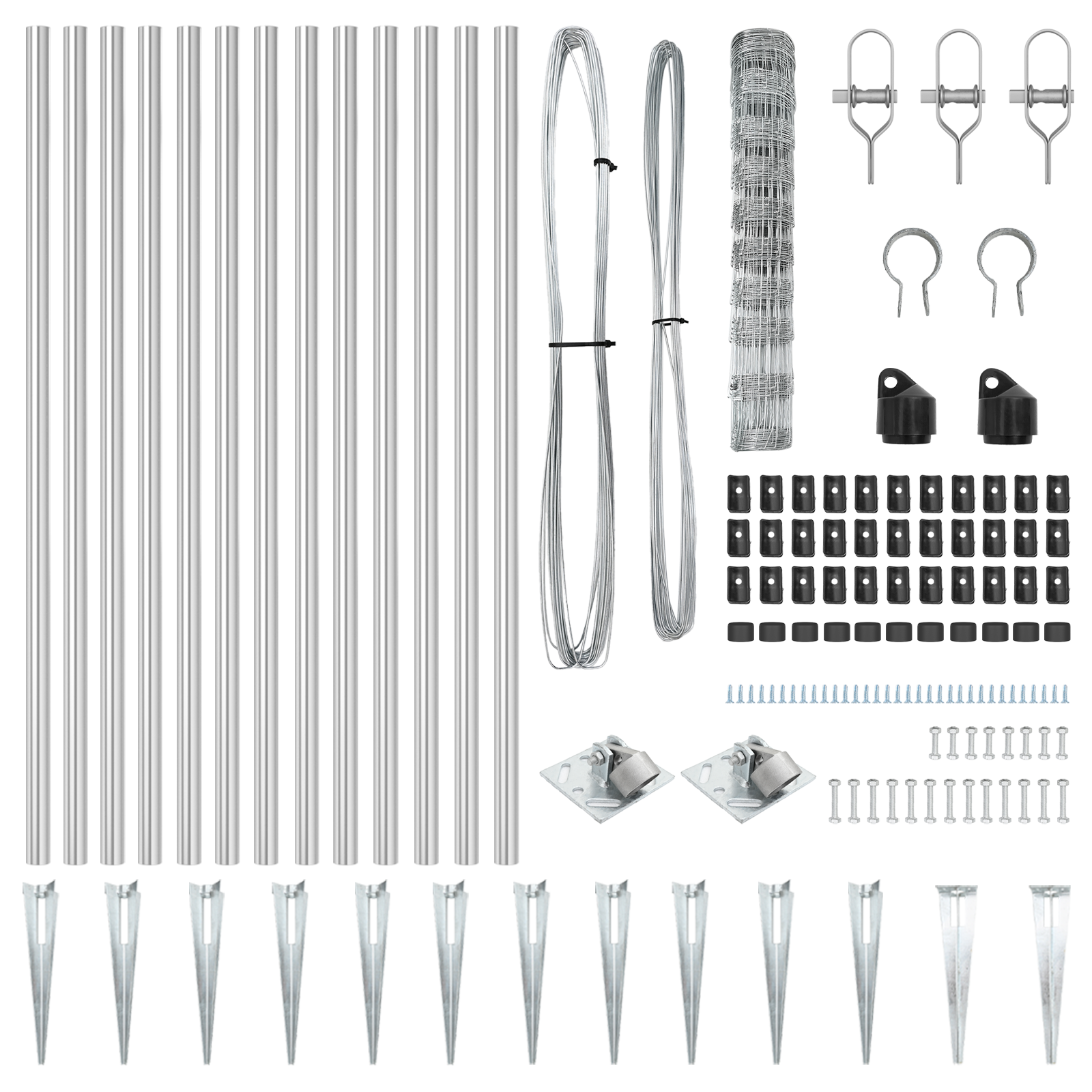 Field Fence 1x50 m Galvanized Steel - Image 5