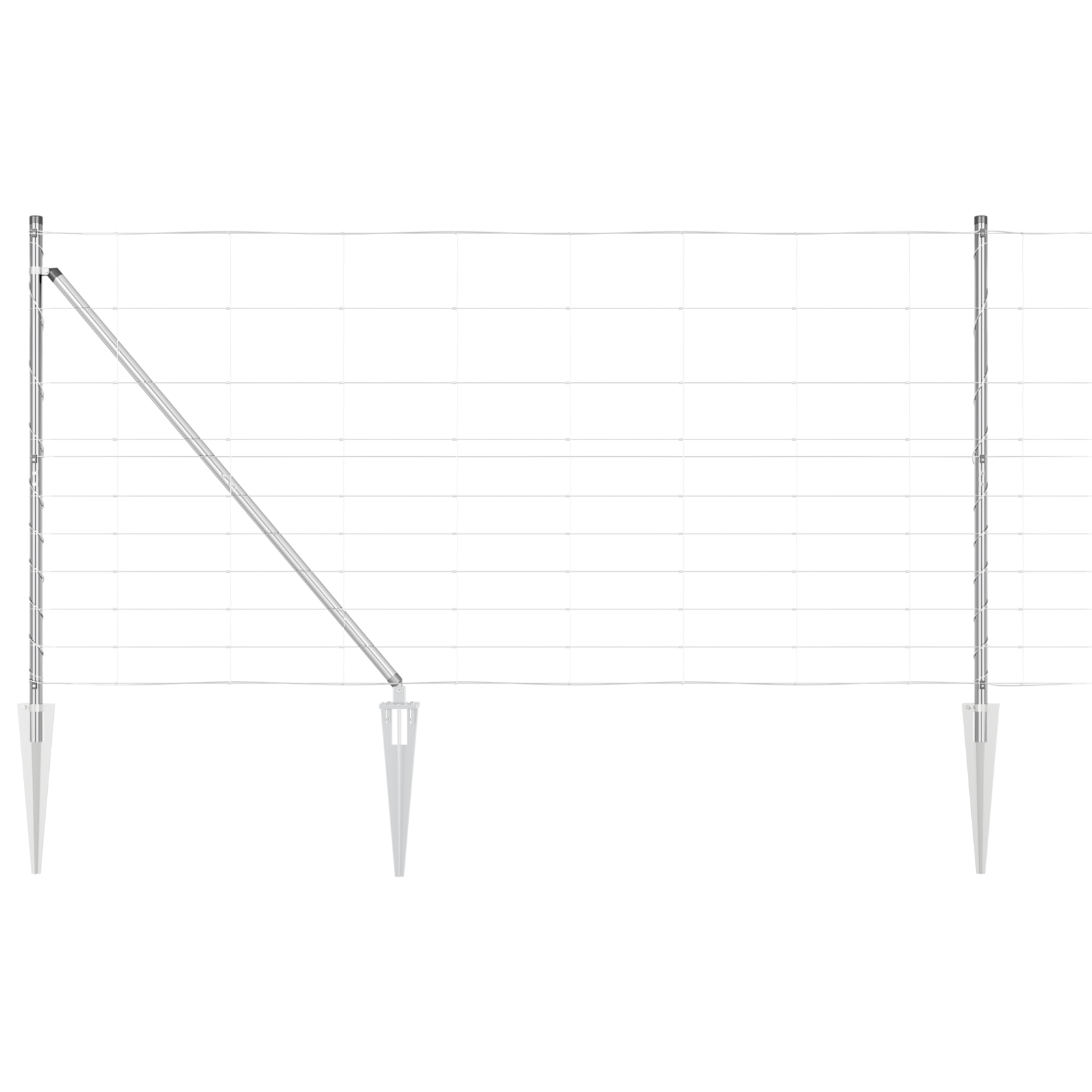 Field Fence 1.2x50 m Galvanised Steel - Image 2